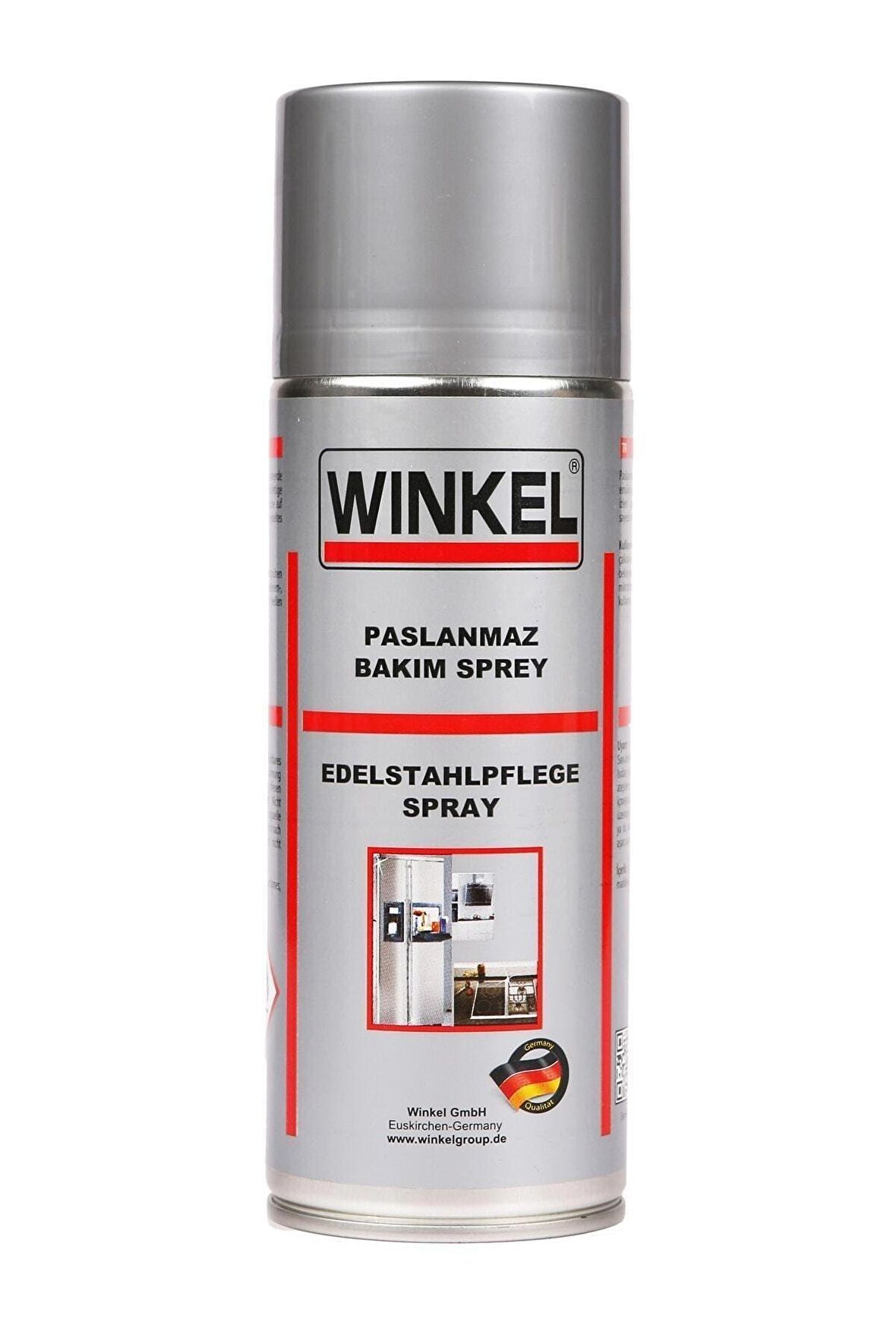 Winkel İnox Çelik Paslanmaz Ankastre Bakım Sprey 400 ml