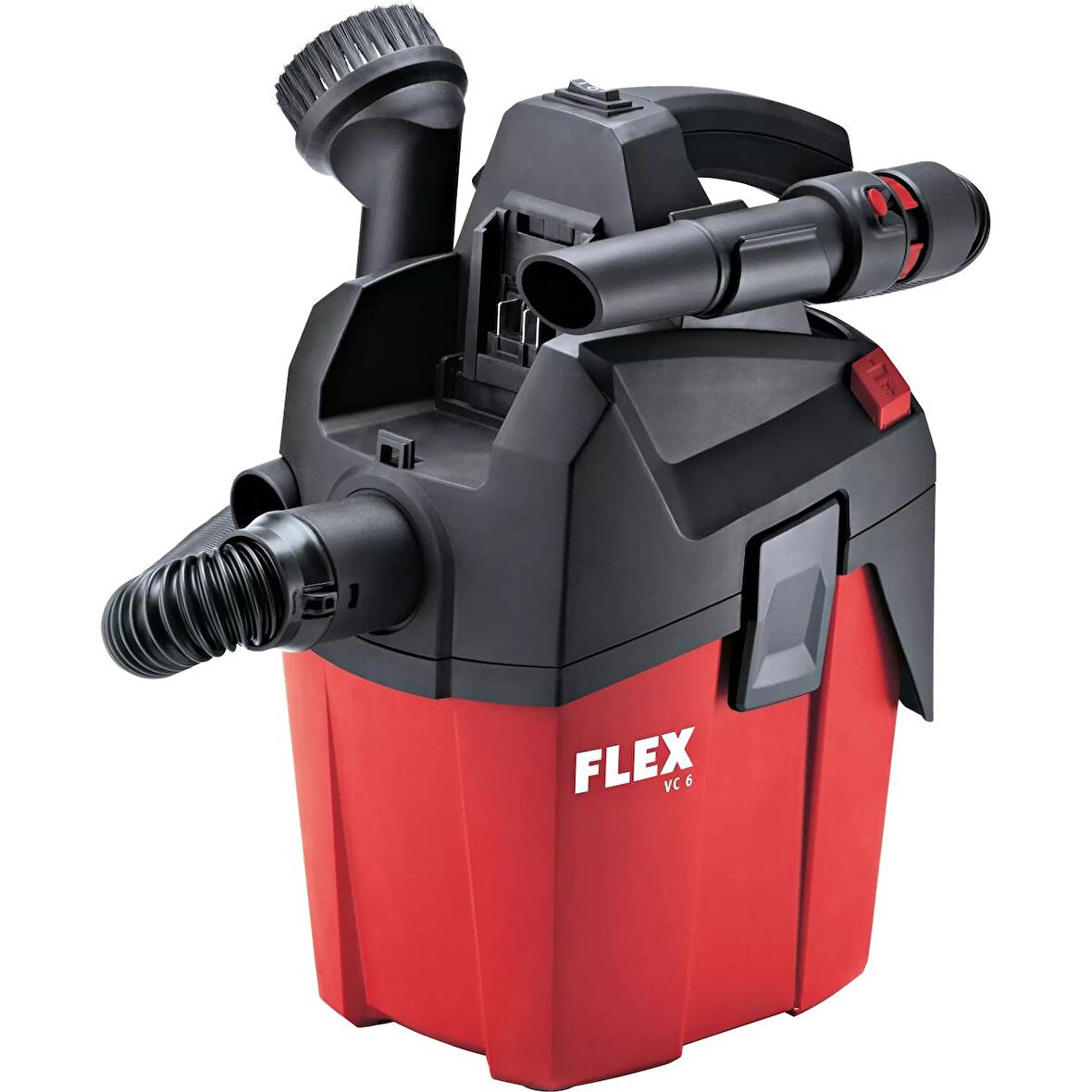 Flex Akülü Kırmızı Dikey Şarjlı Süpürge