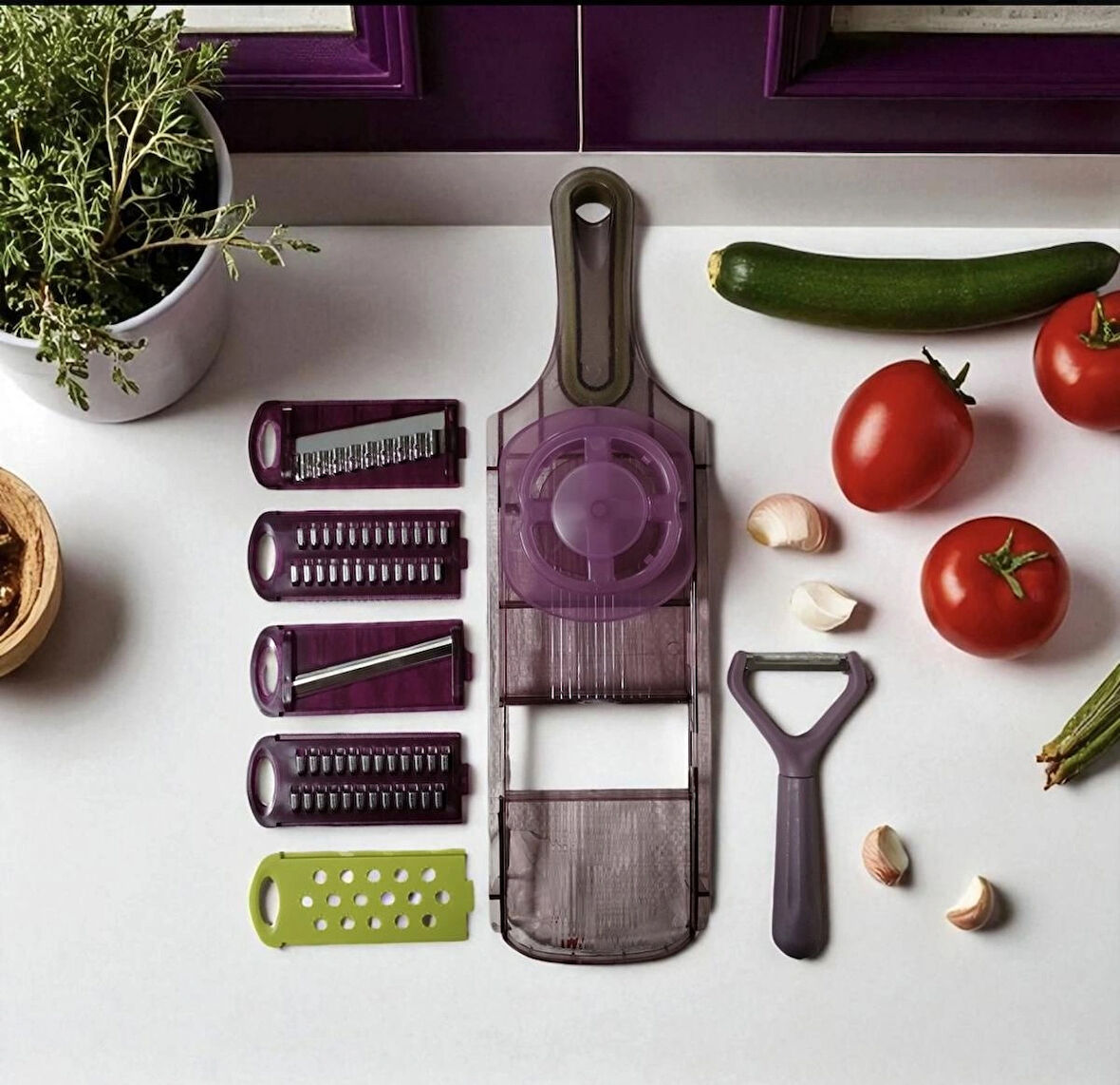 Çok amaçlı pratik rende seti