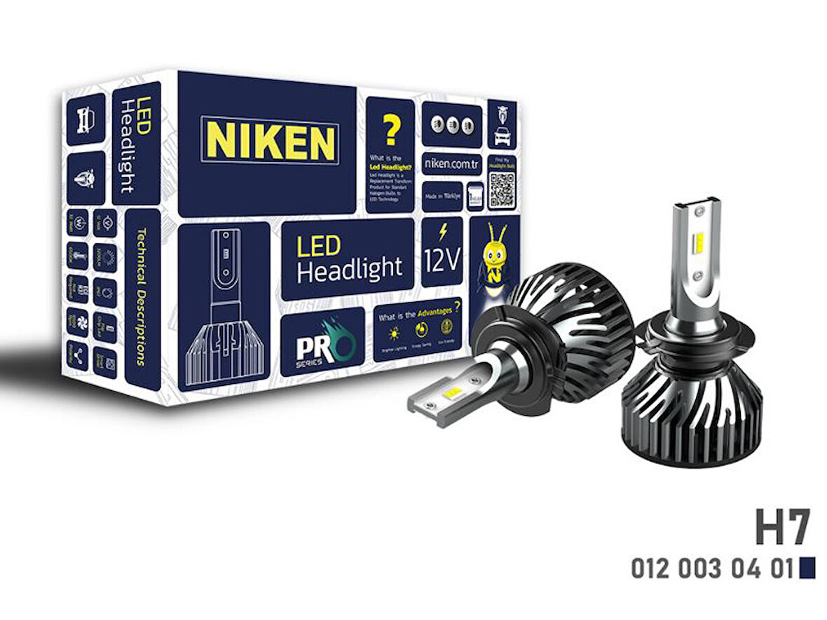 LED XENON AMPUL PRO SERISI  H7