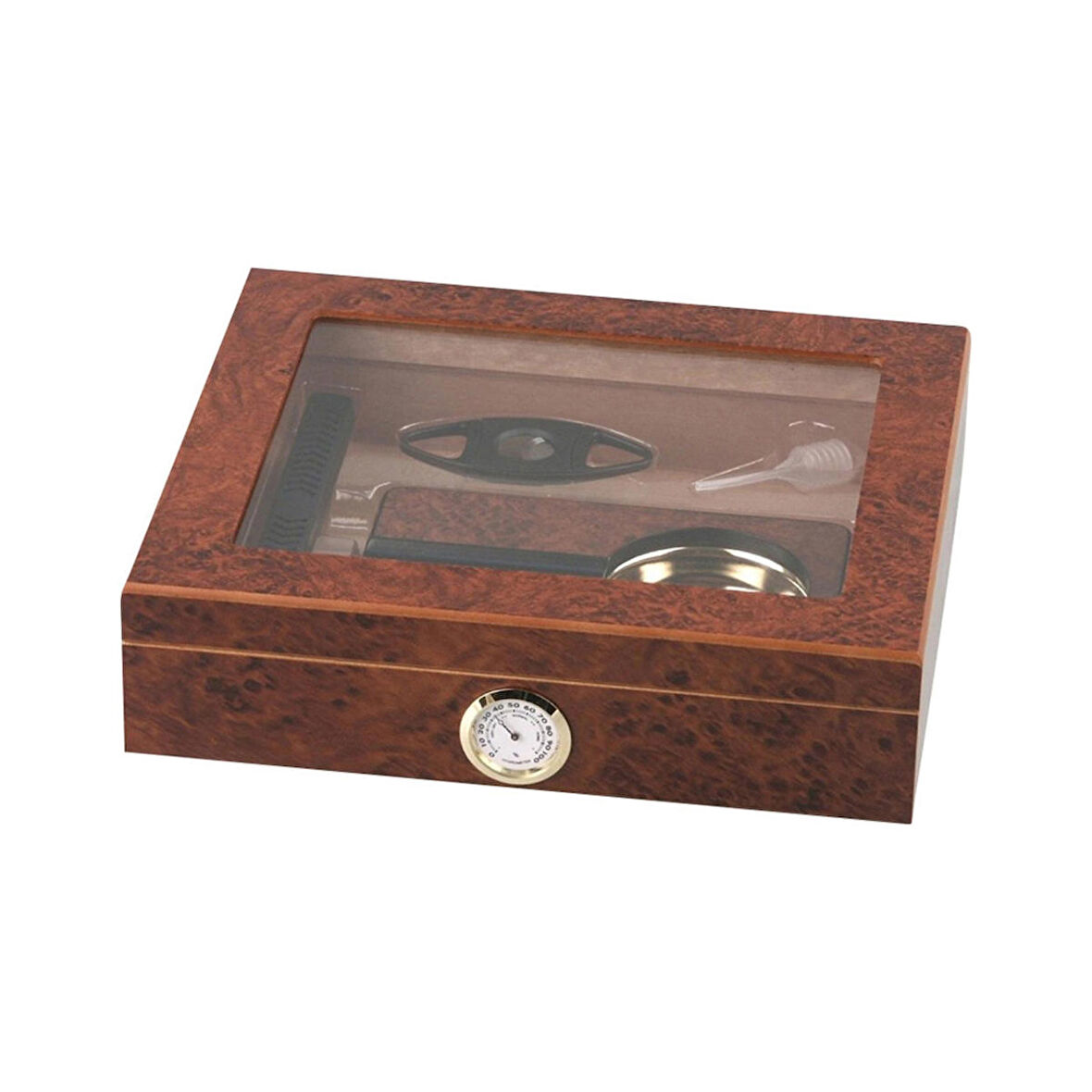 Hauser Siyah/Kahverengi Lake Humidor Seti (569182)