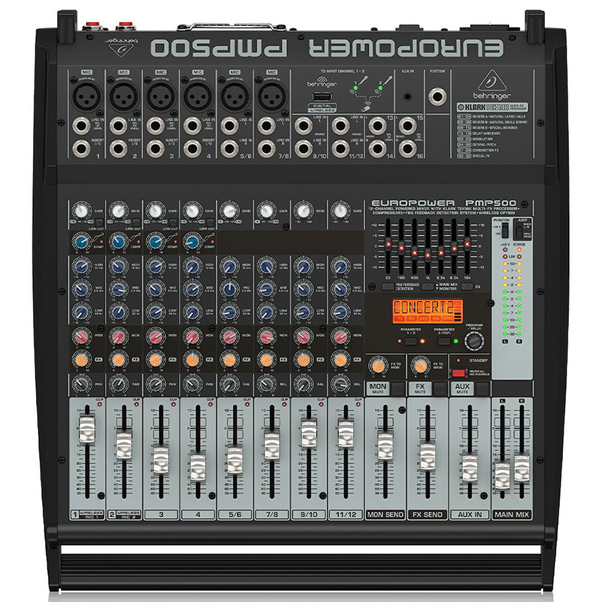 BEHRINGER PMP500 Europower 500 Watt 12 Kanal Power Mixer
