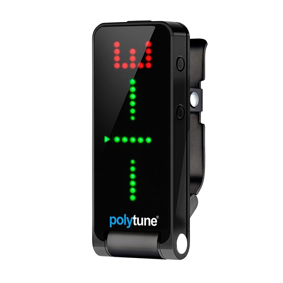 tc electronic Polytune Clip Tuner Black Polifonik Akort Aleti