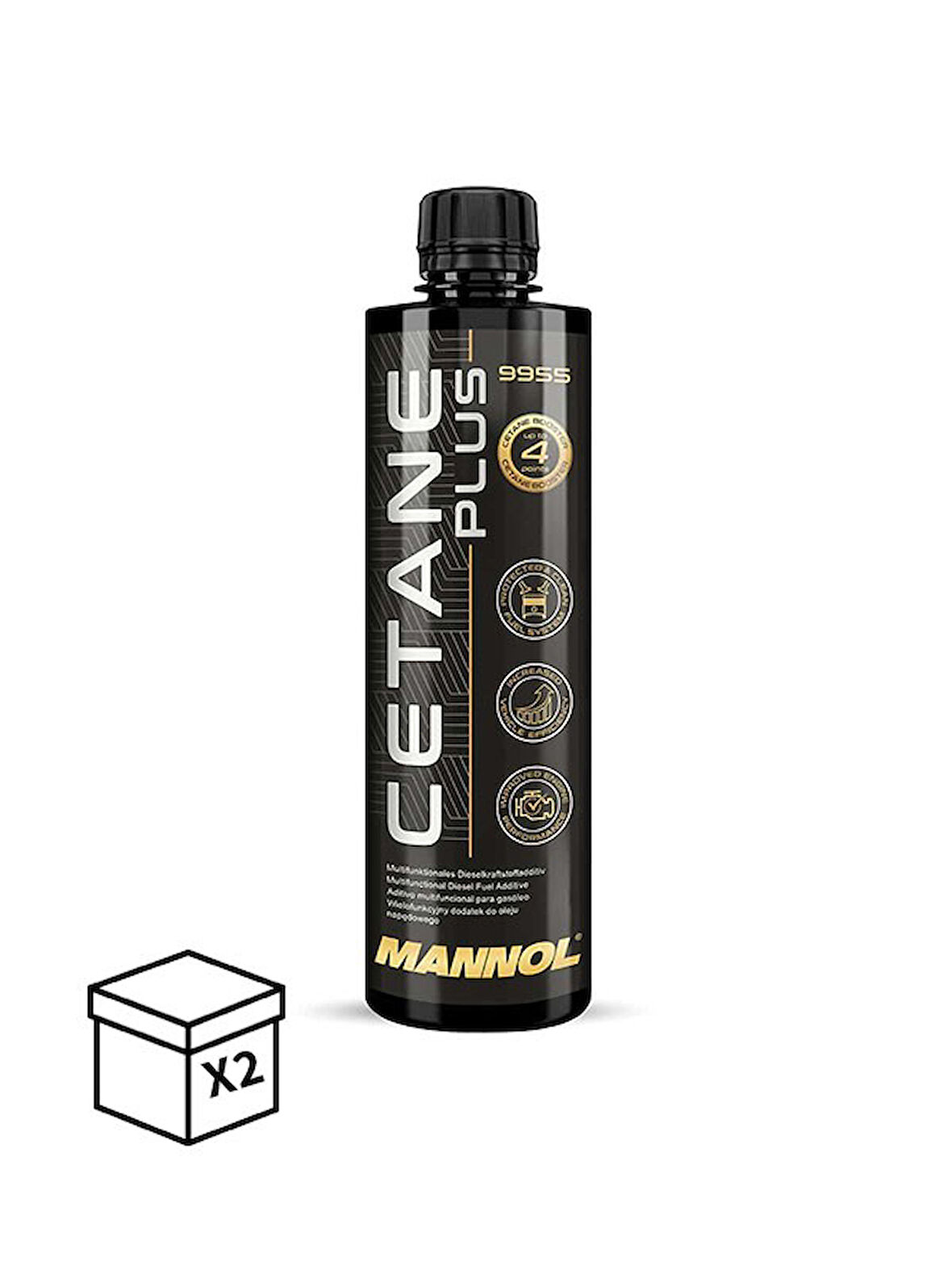 MN9955-0.450 PET SUPER DIESEL CETANE PLUS 450 ML 2 ADET