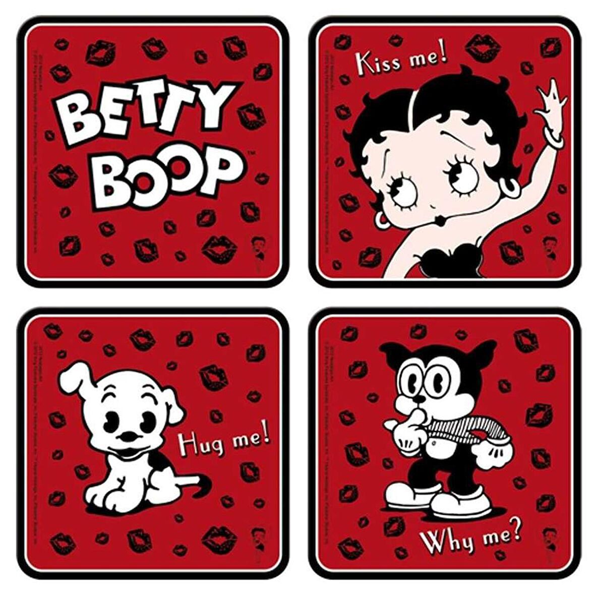 Nostalgic Art Betty Boop Bardak Altlığı Set