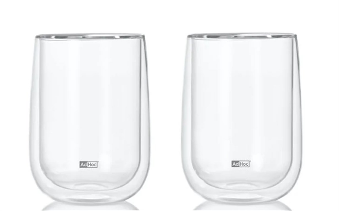 ADHOC TF21 DUO GLASS, 400 ML, BOROSILIKAT ÇIFT CAMLI