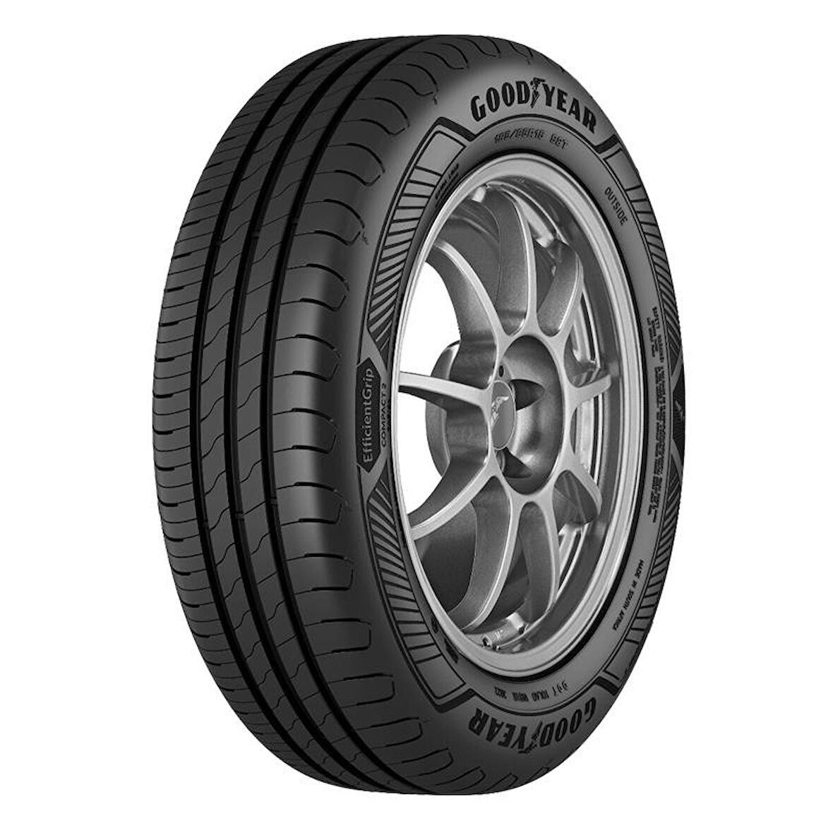 Goodyear 185/65R15 92T XL Efficientgrip Compact 2 Oto Yaz Lastiği (Üretim: 2025)