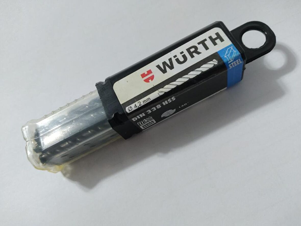 Würth 4,2mm Çelik Matkap Ucu 10 Adet