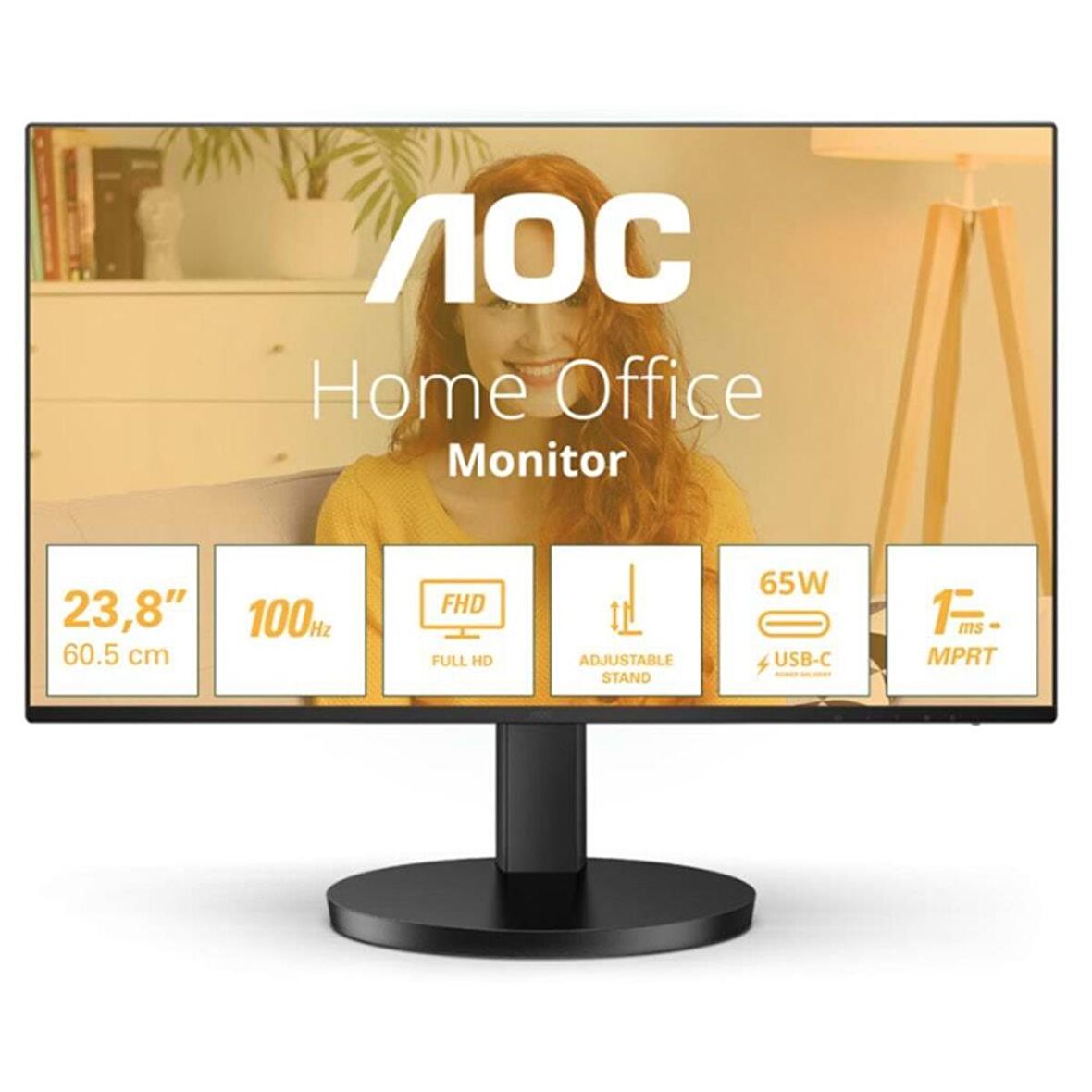 Aoc 24B3CF2 23.8'' 1 MS 100 Hz FHD IPS Monitör