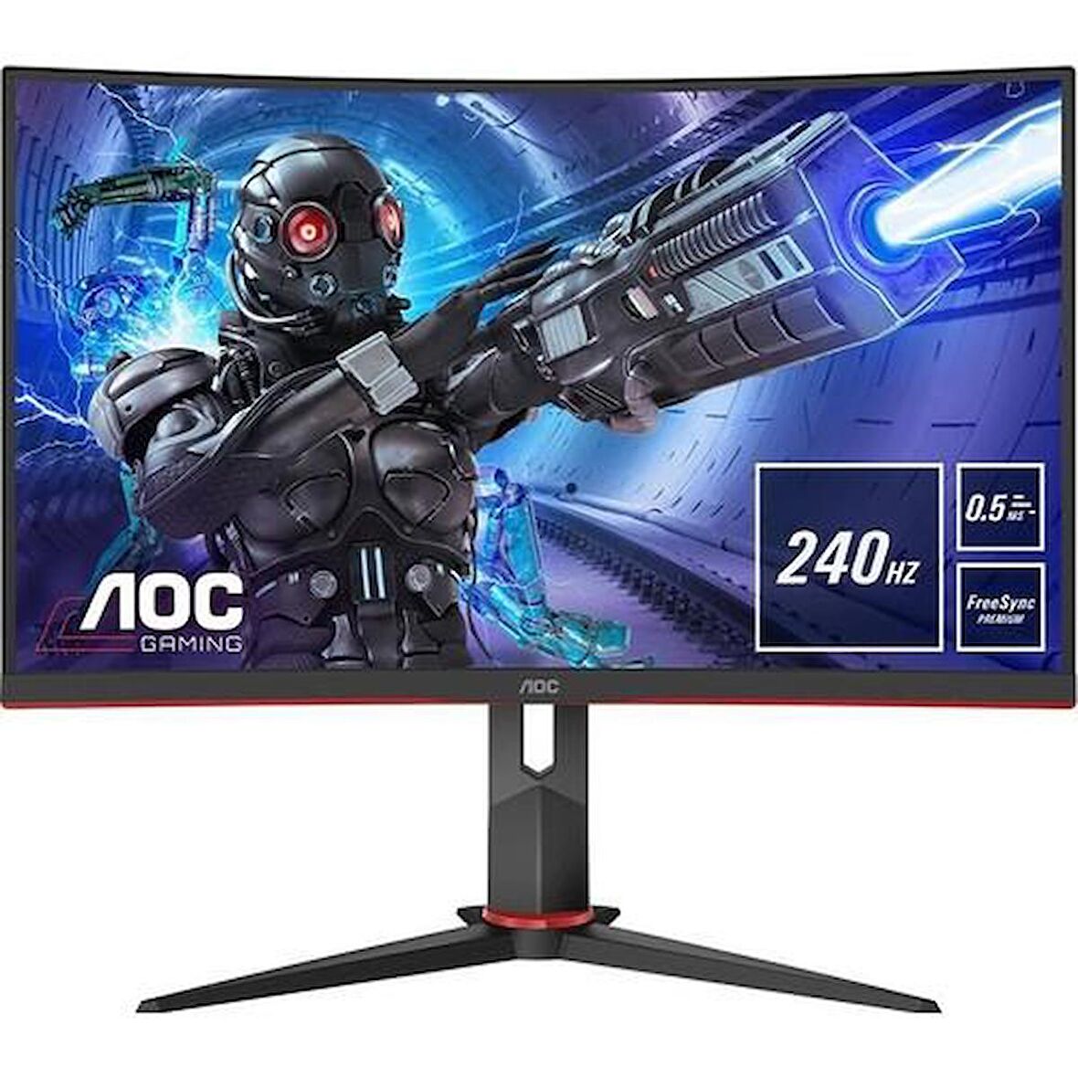 AOC 27 C27G2ZE 240Hz 0.5ms 2xHDMI DP VA FHD Curved Freesync Premium Gaming Monitör