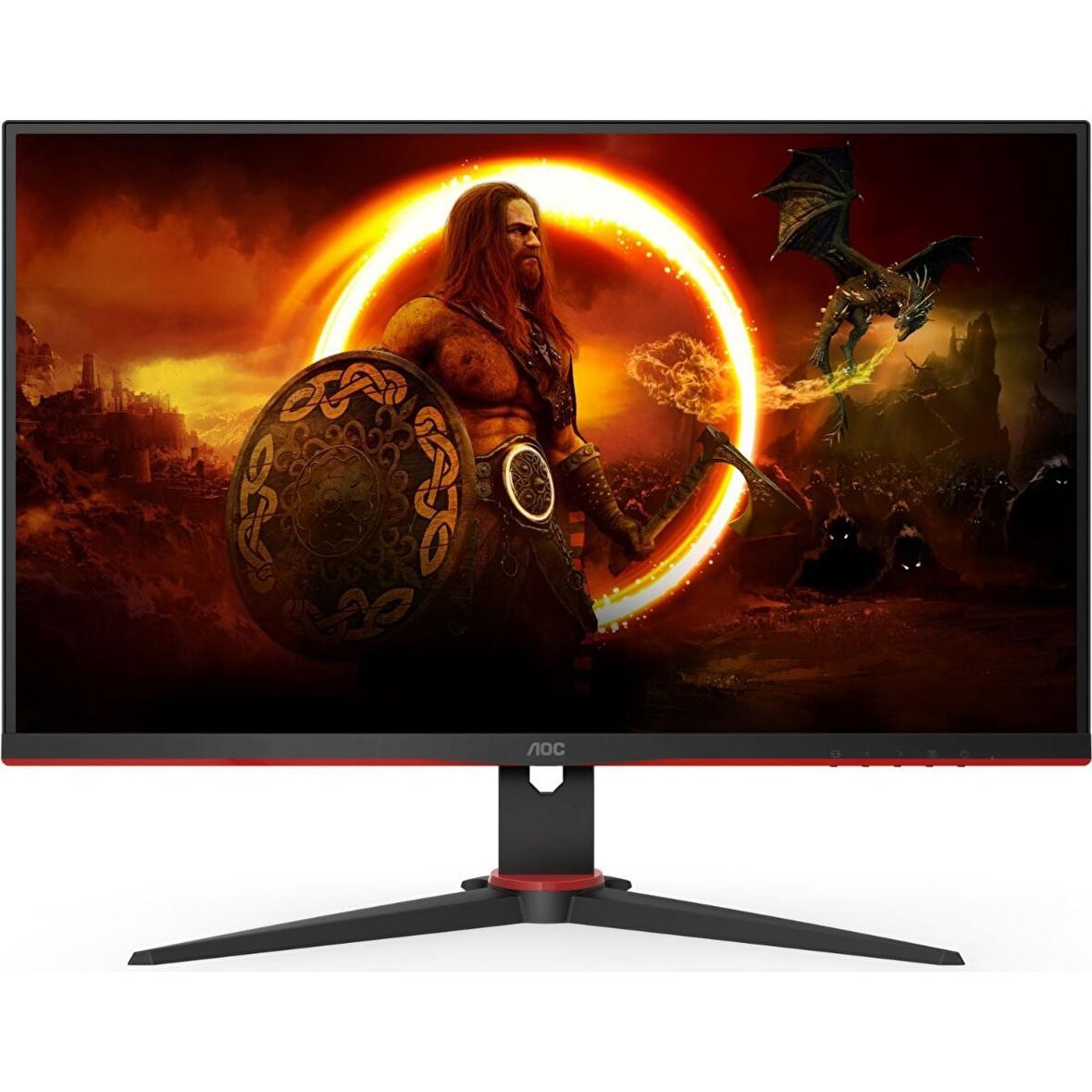 AOC 24G2SAE/BK 23.8 inç 1 ms HDMI Display 165 Hz LED Full HD Oyun Bilgisayar Monitörü