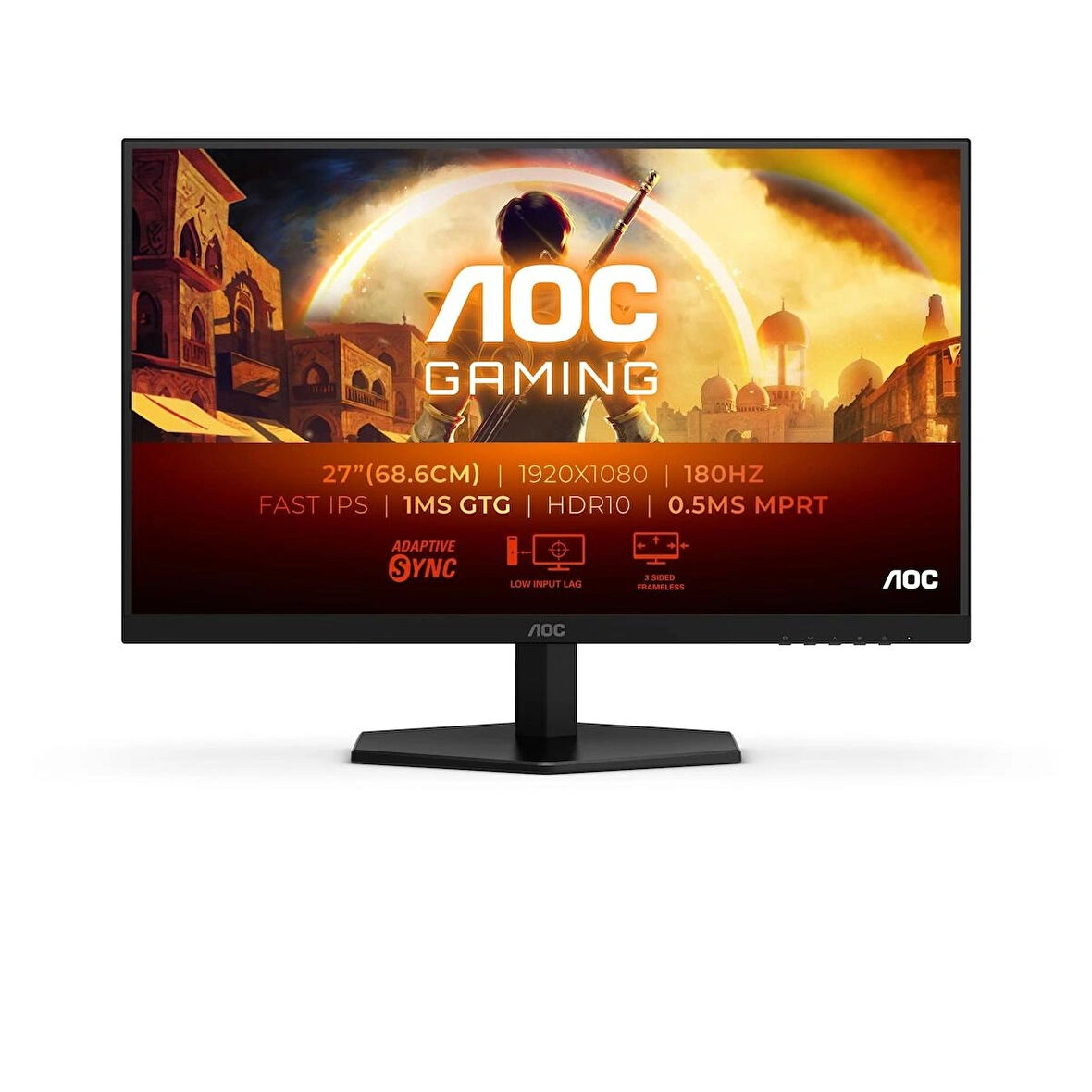 AOC 27G42E 27" 180Hz 0.5ms HDMI Dp Adaptivesync HDR10 Fhd Fast IPS Gaming Monitör