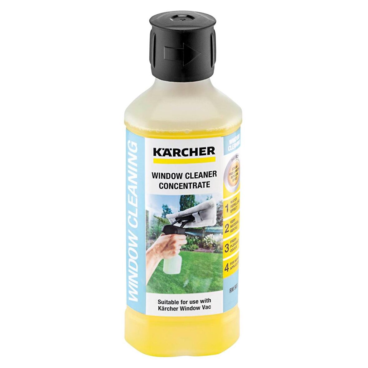 Karcher 6.295-840.0 RM 503 WV 1-WV1-WV 50 Cam Temizleme Deterjanı Konsantire 500 ML