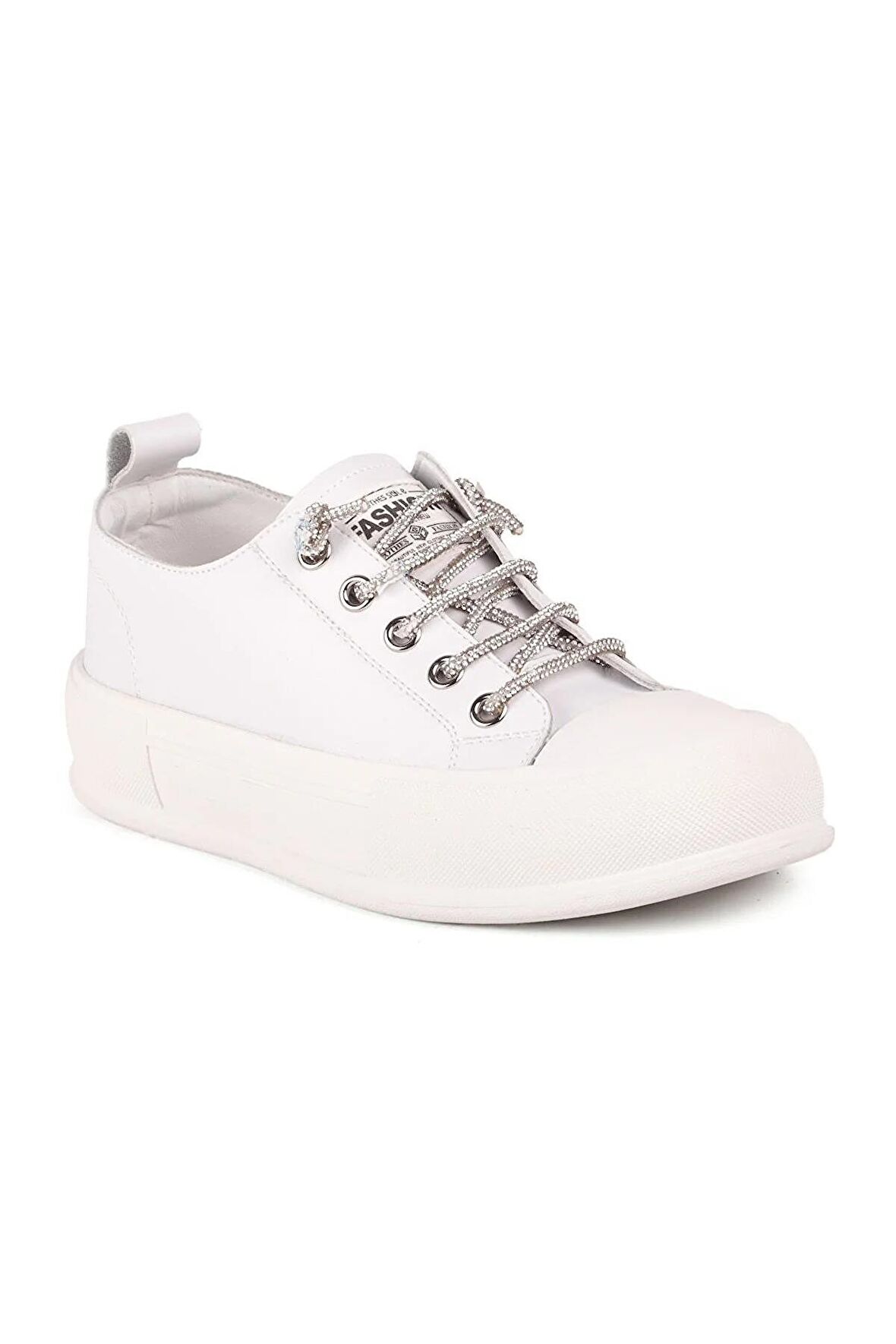 Guja 24Y384-3 Kadın Taş Bağcık Sneaker Ayakkabı