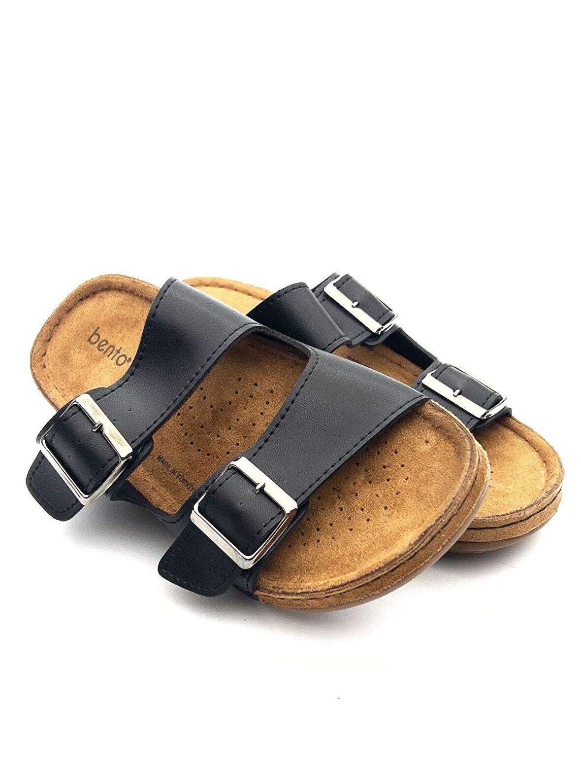 Bento 41001 Kadın Çift Toka Comfort Günlük Terlik