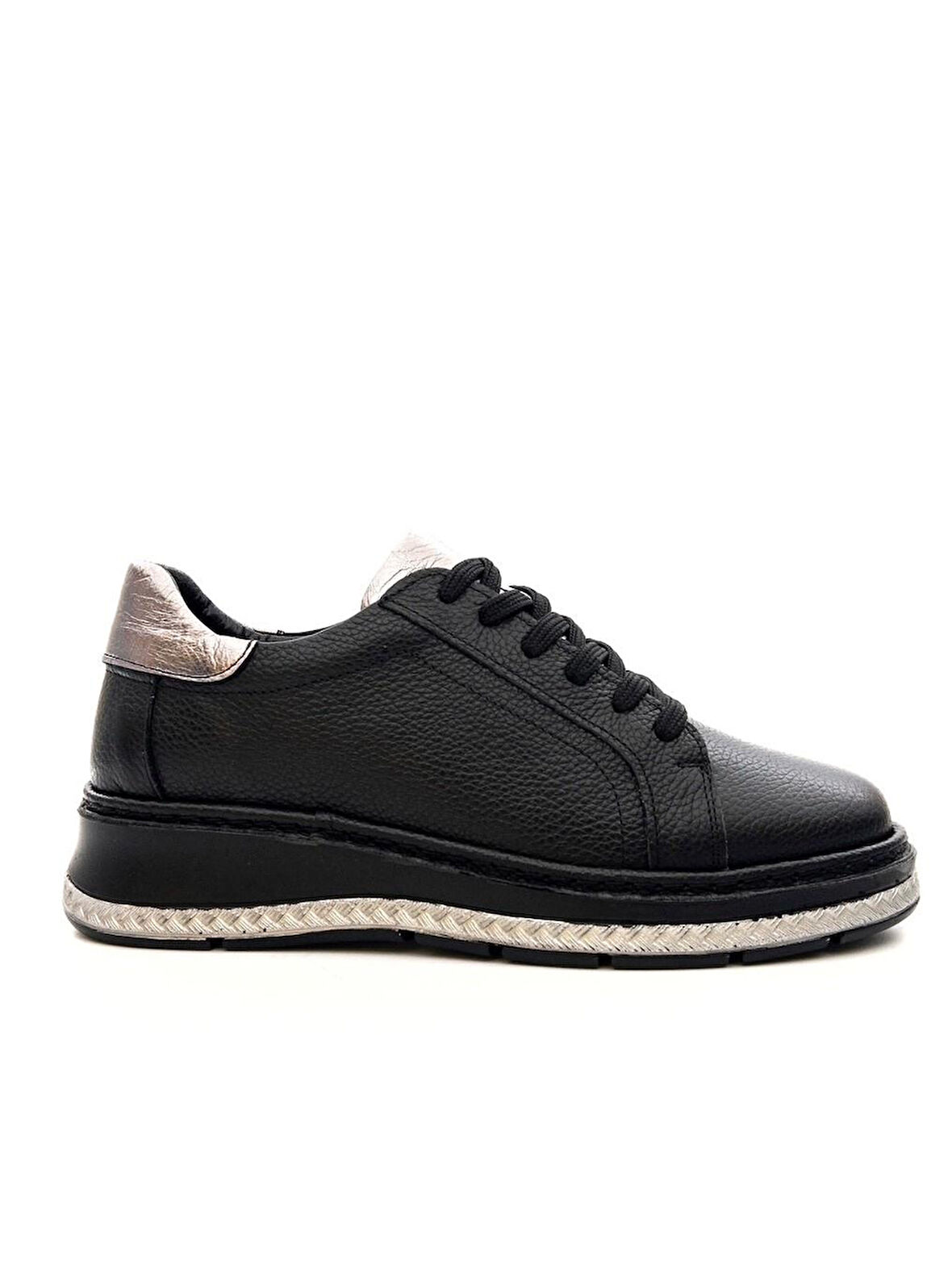 Venüs 25150007Y Kadın Hakiki Deri Bağcıklı Feta Topuk Sneaker Ayakkabı