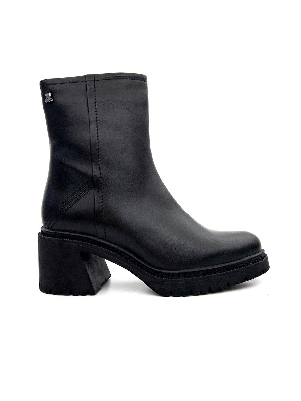 Venüs 2552501K Kadın Hakiki Deri Kalın Taban Fermuarlı Günlük Bot