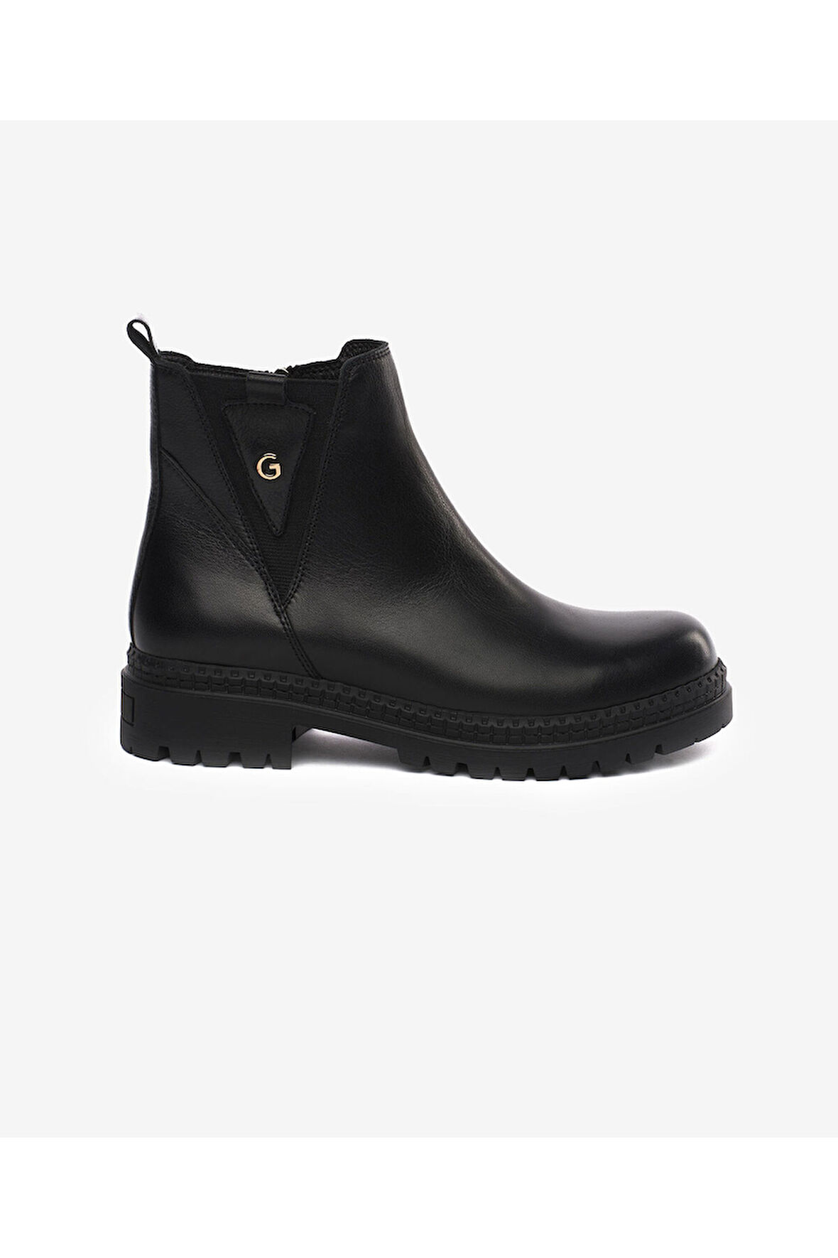 Greyder 31022 Kadın Hakiki Deri Fermuarlı Kısa Urban Bot