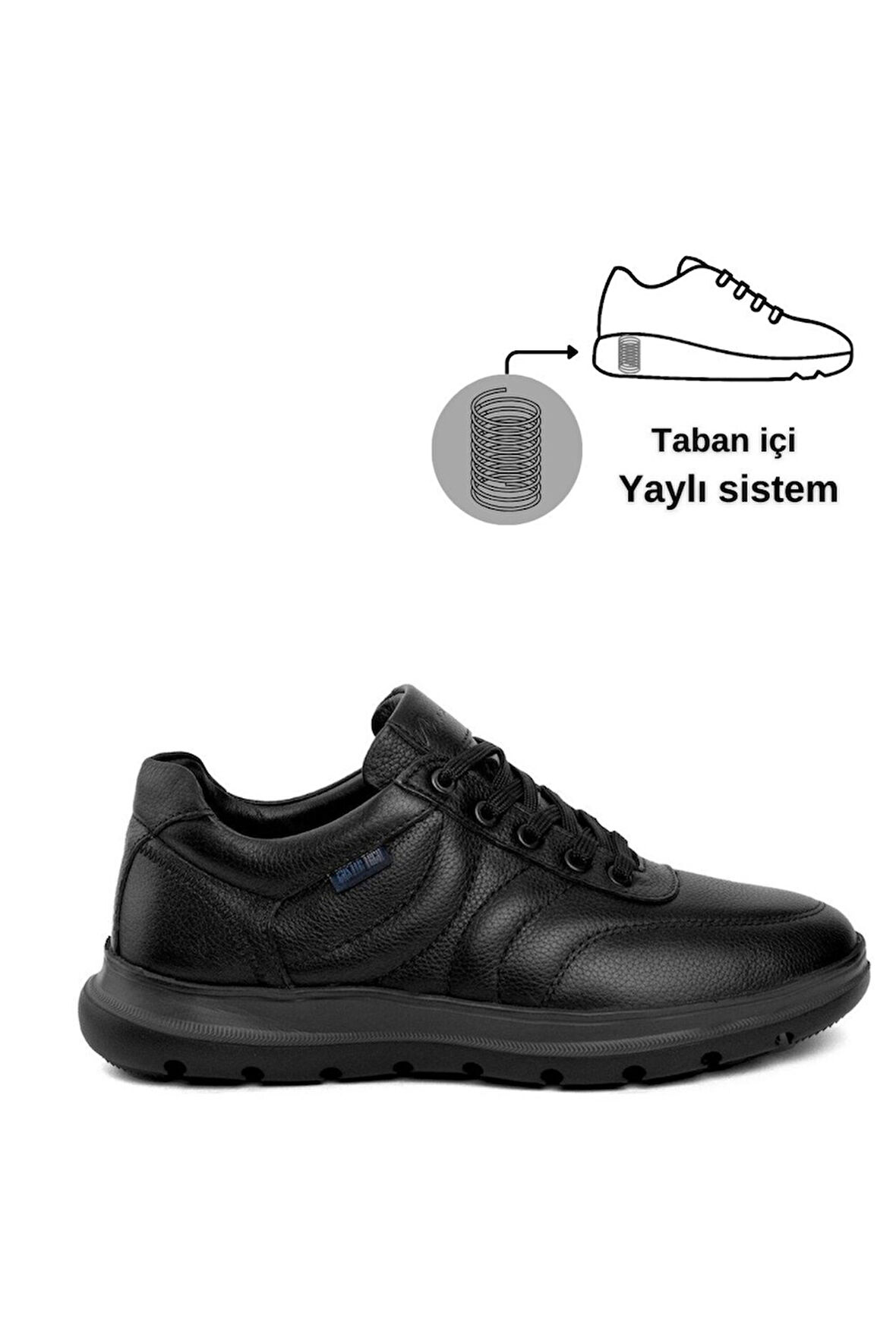 Marcomen 20023 Erkek Hakiki Deri Bağcıklı Anti Stress Atom Ayakkabı