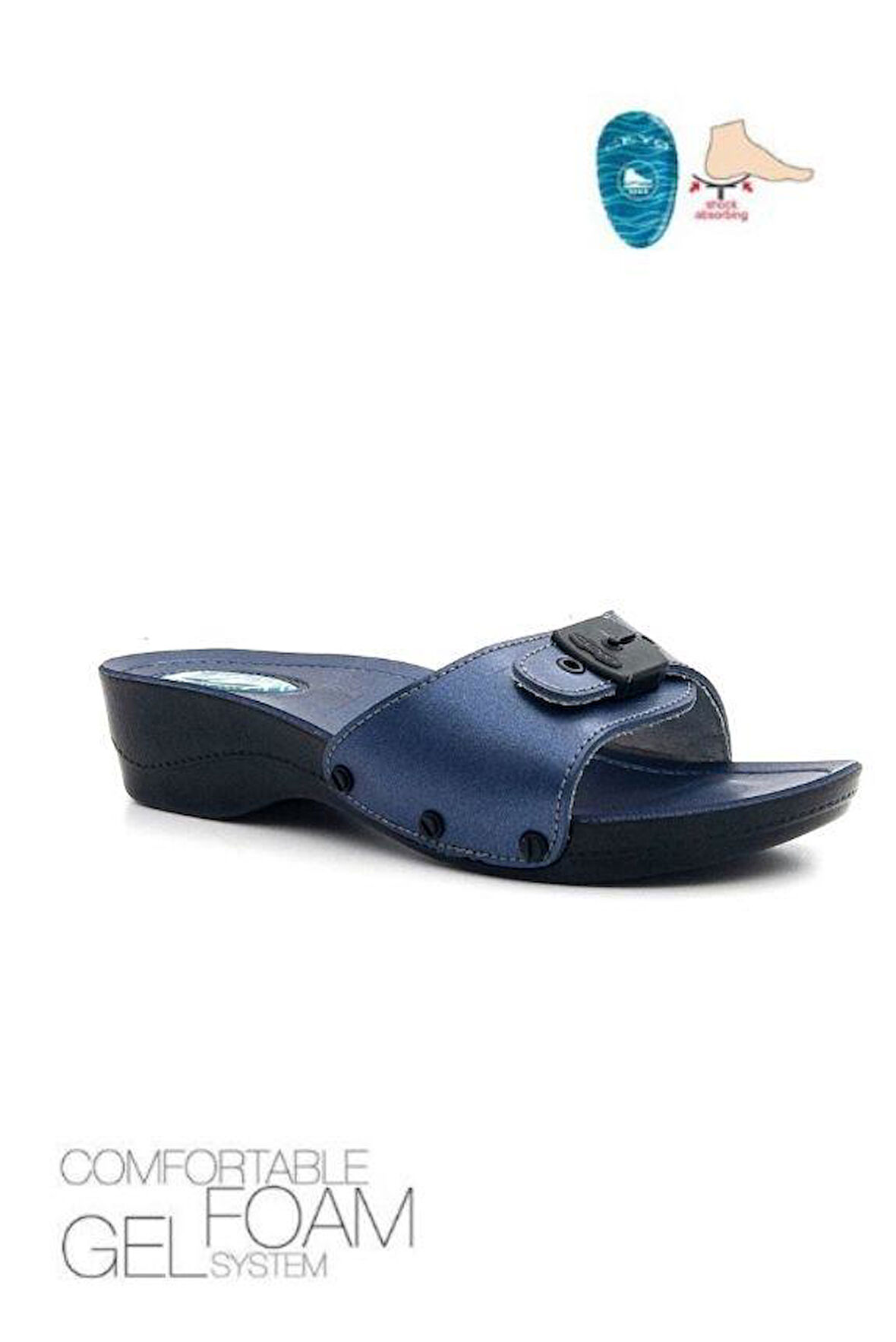 Ceyo Minelli Topuklu-2 Kadın Topuk Jellli Anatomik Terlik