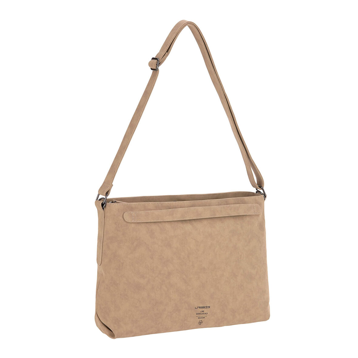 Lassig Shoulder Bebek Bakım Seyahat Çantası Camel