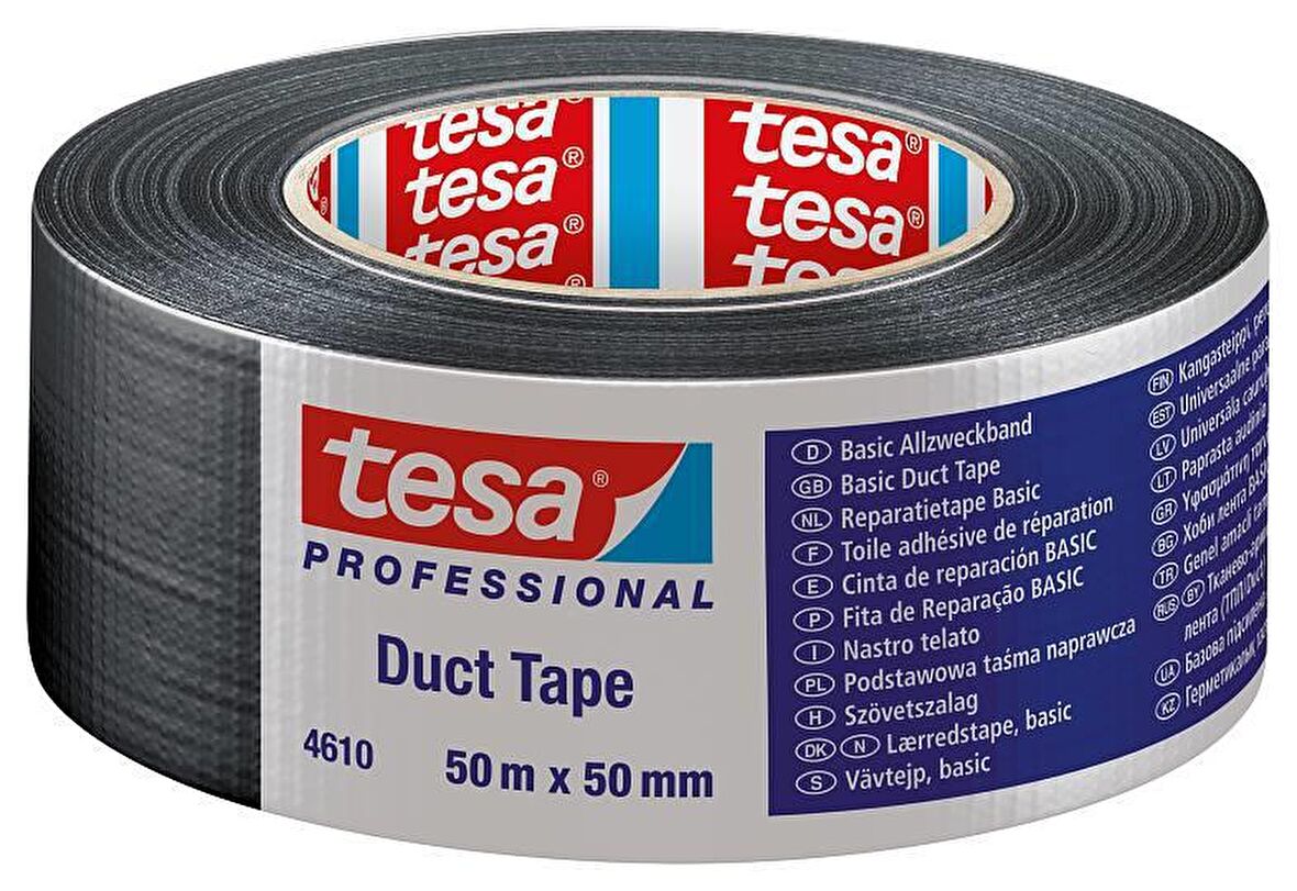 Tesa 4610 Duck Bantı Siyah  50 mm 50 Metre