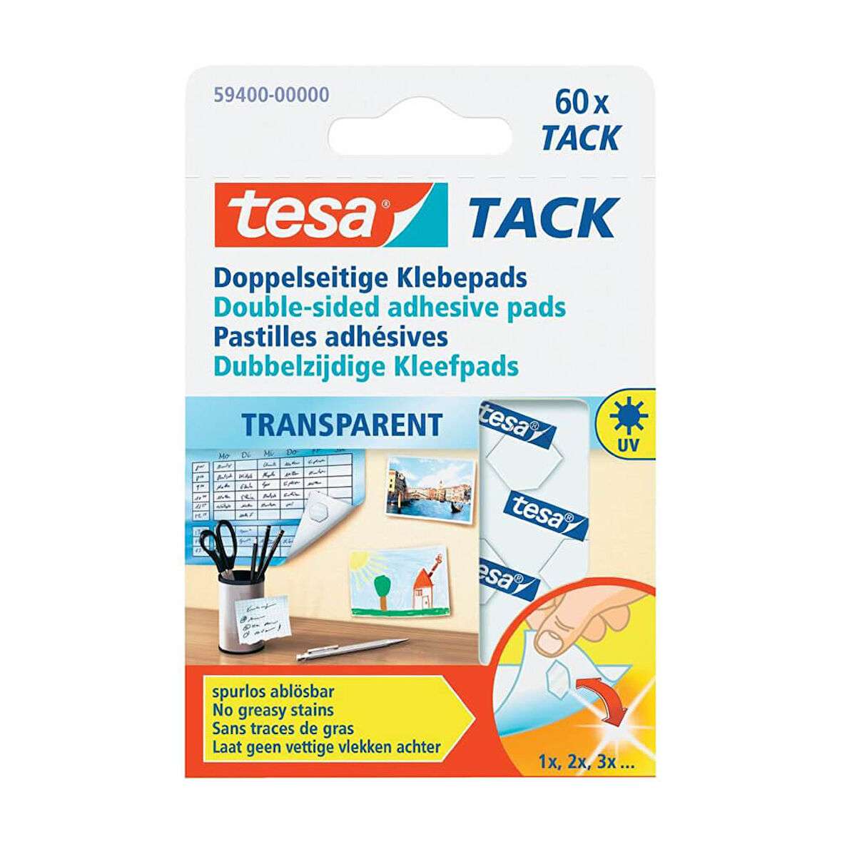 Tesa Tack Şeffaf Yapıştırıcı 59400