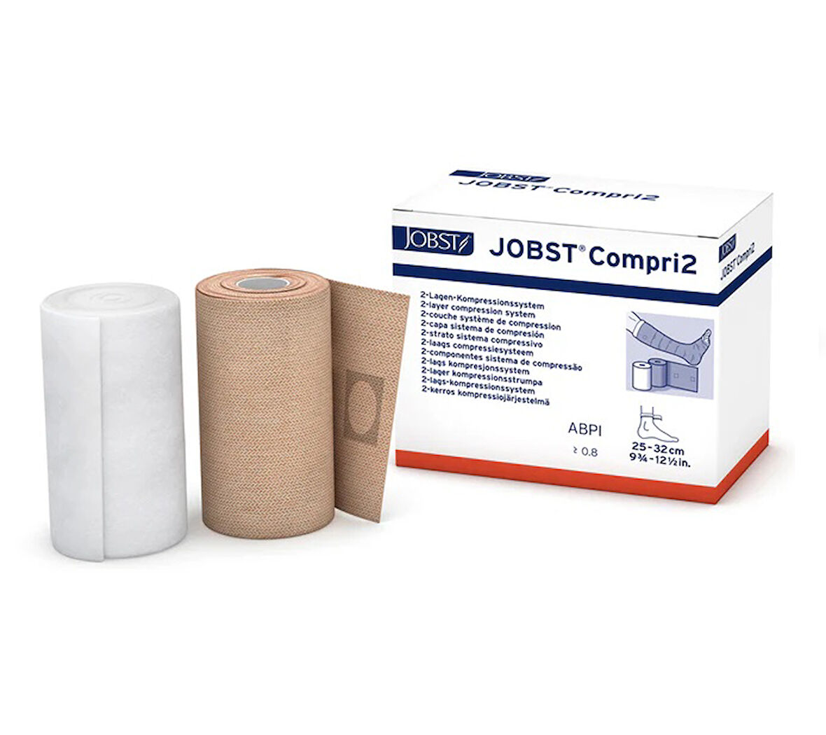 Jobst Compri2 25-32cm / 30-40mmHh Gelişmiş İki Katmanlı Kompresyon Bandajı Sistemi