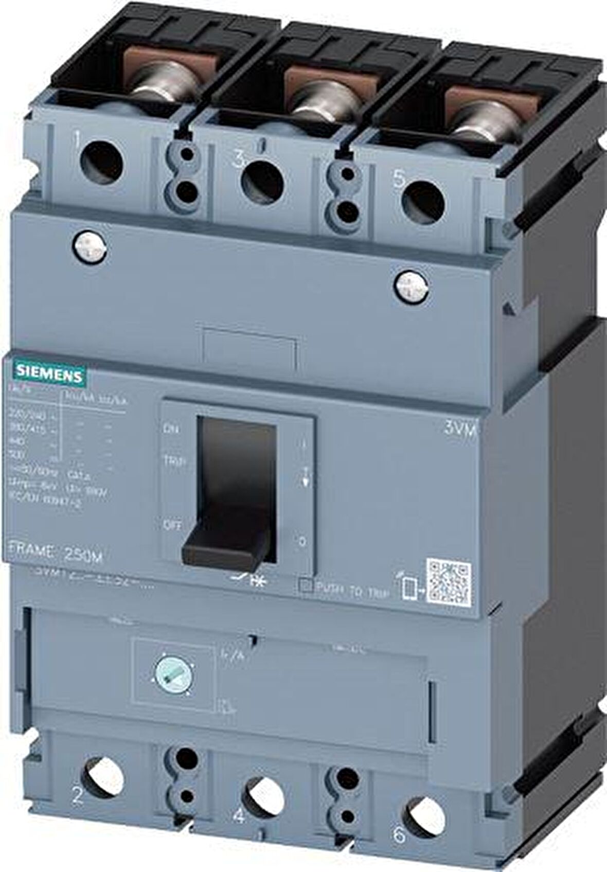 Siemens 3Vm1225-3Ee32-0Aa0, Kompakt Termik Manyetik Şalter, 250 A