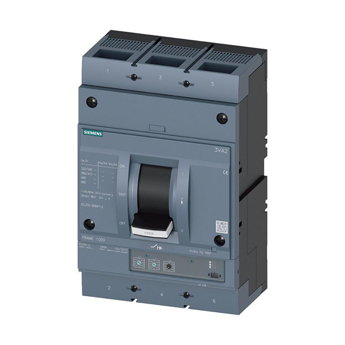 Siemens,400-1000A Termik Manyetik Şalter 55Ka 3Va2510-5Hl32-0Aa0