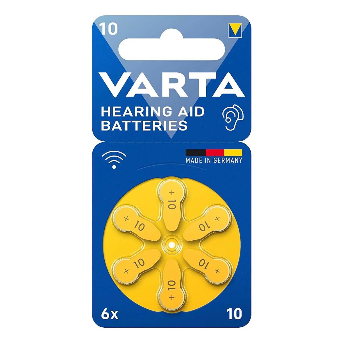 Varta 10 Numara İşitme Cihazı Pili 6'lı Blister 10 Adet(60 Adet)