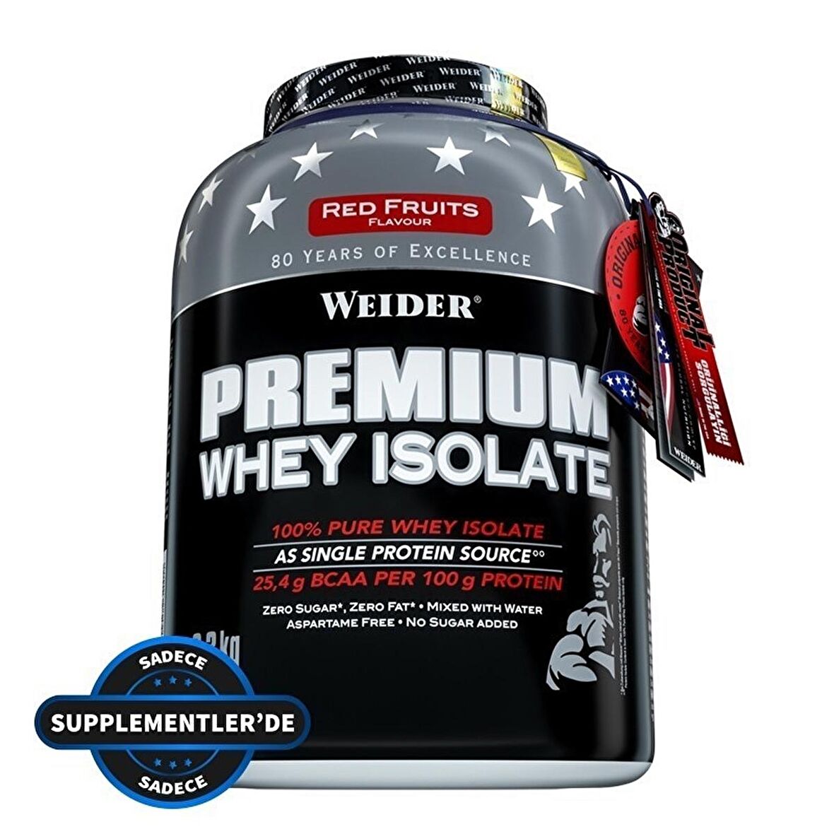 Weider Premium Whey Isolate 2300 Gr - KIRMIZI MEYVELER