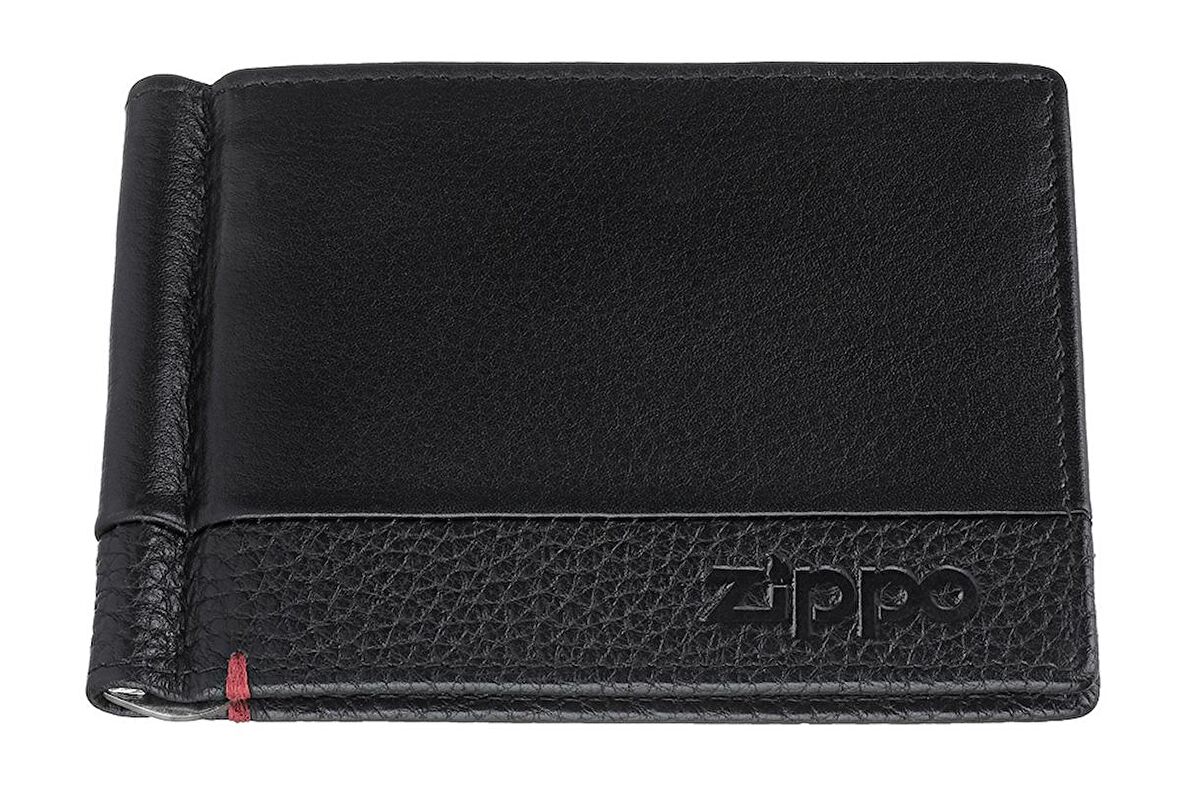 Zippo Nappa Money Clip Wallet Balck