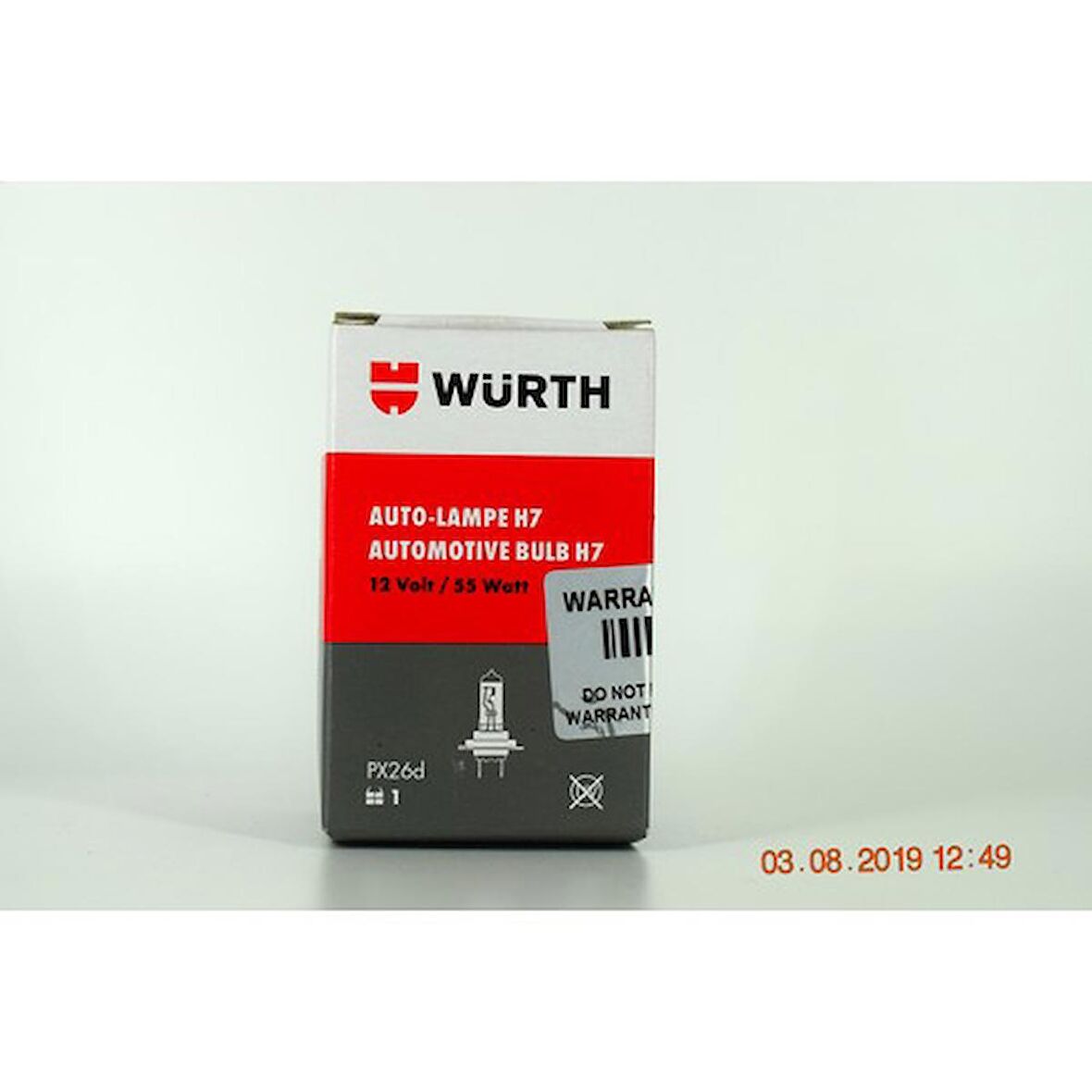 Würth Tek Filaman Far Ampulü H7-12V-55W