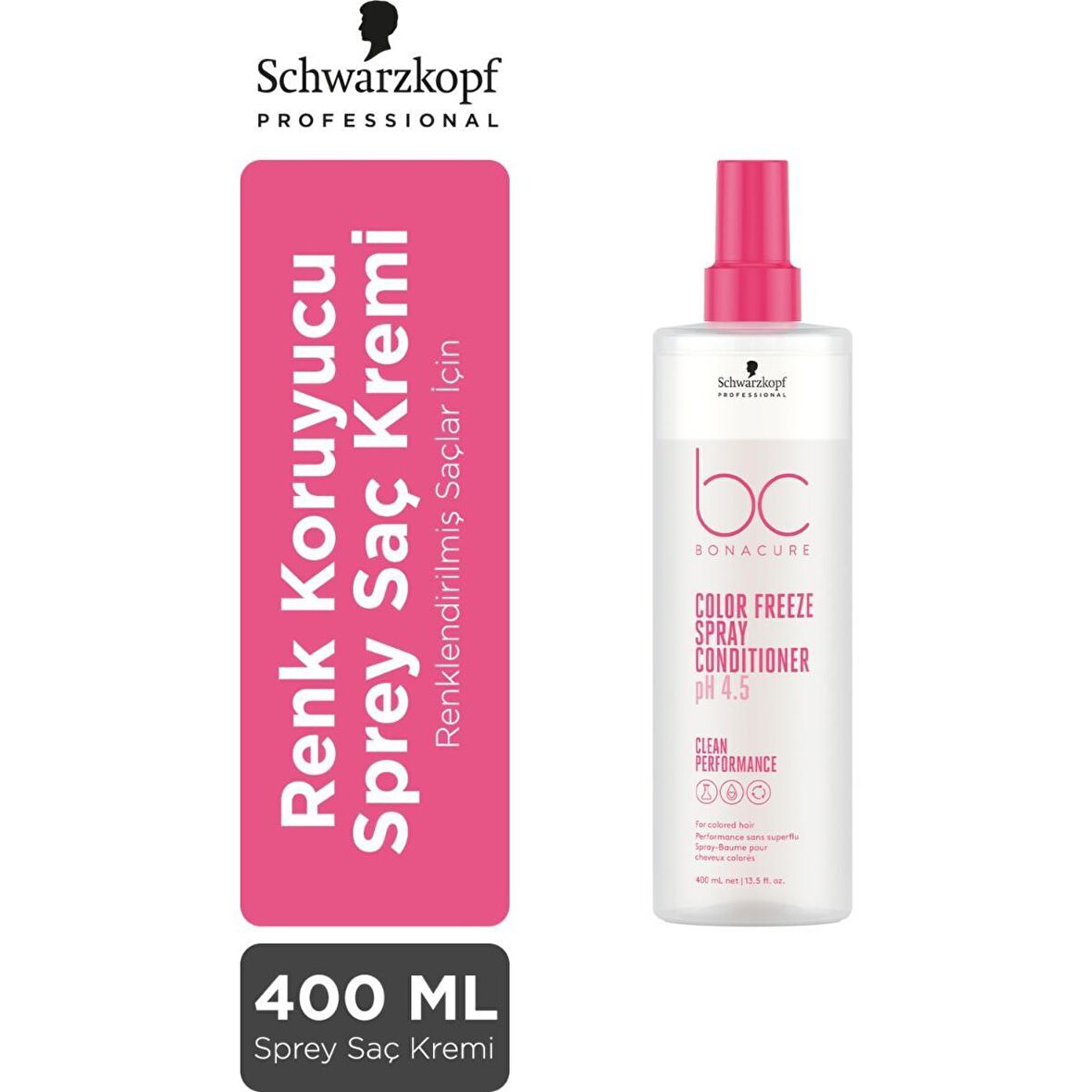 Schwarzkopf BC Bonacure Color Freeze Renk Koruyucu Boyalı Saçlar İçin Sıvı Saç Kremi 400 ml