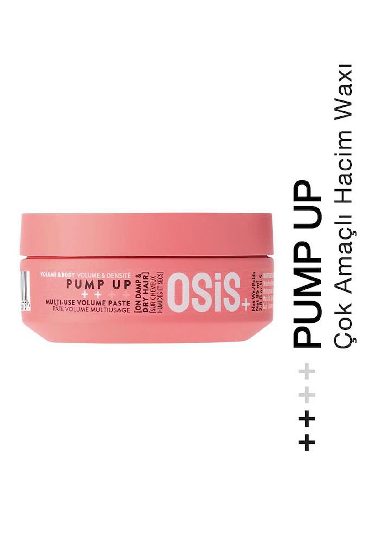 OSiS+ Pump Up Orta Tutuşlu Çok Amaçlı Hacim Waxı 85ml