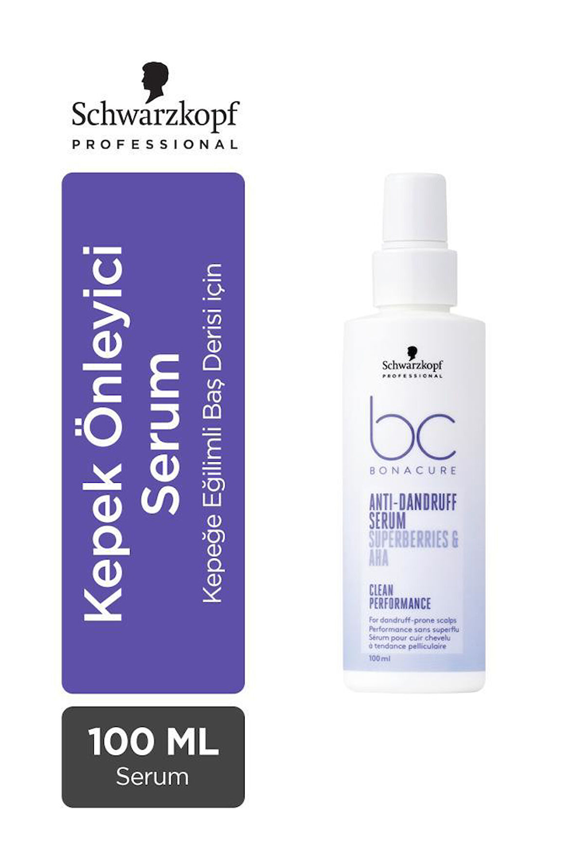 BC Clean Kepek Önleyen Kepeğe Karşı Serum 100ml | Anti-Dandruff, AHA