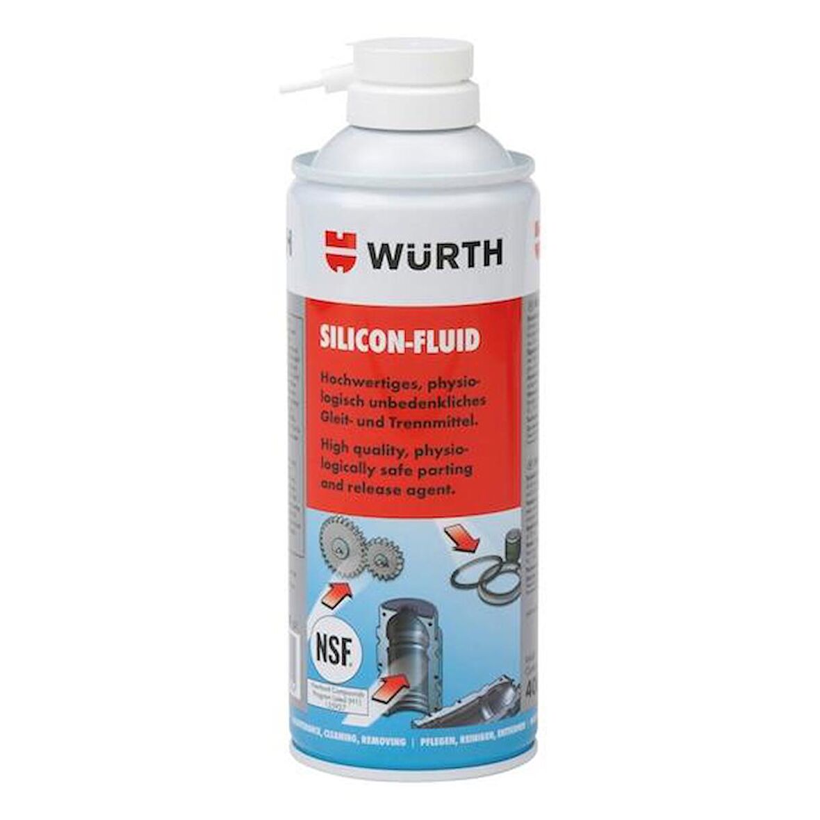 Würth Silikon Fluid NSF Gıda Uyumlu 400 ML Silikon Sprey