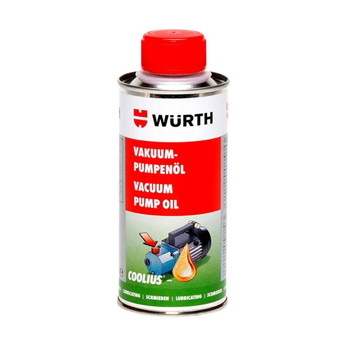 Würth Vakum Pompası Yağı 250 ML - Contaları Aşındırmaz