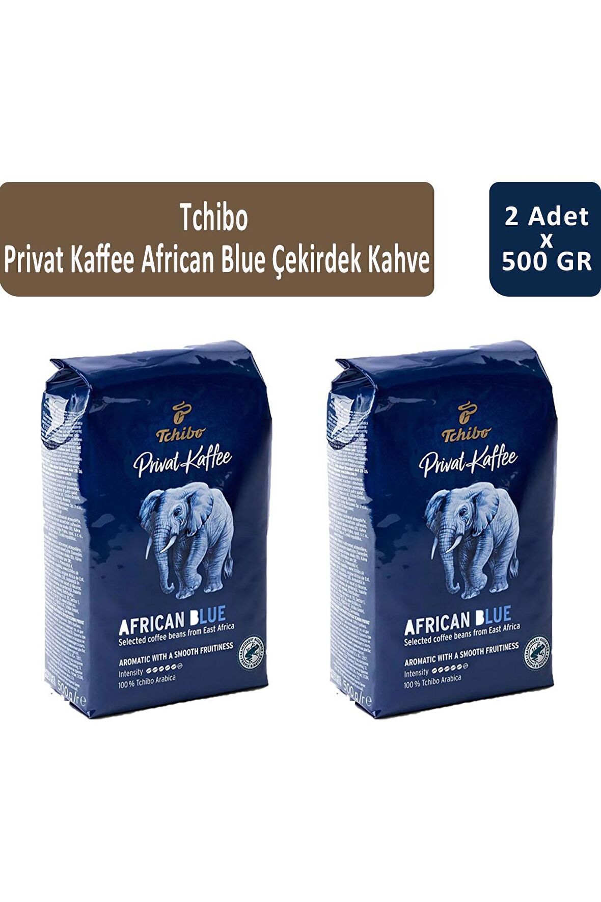 Tchibo Privat African Blue Filtre Kahve 500 gr x 2 Adet