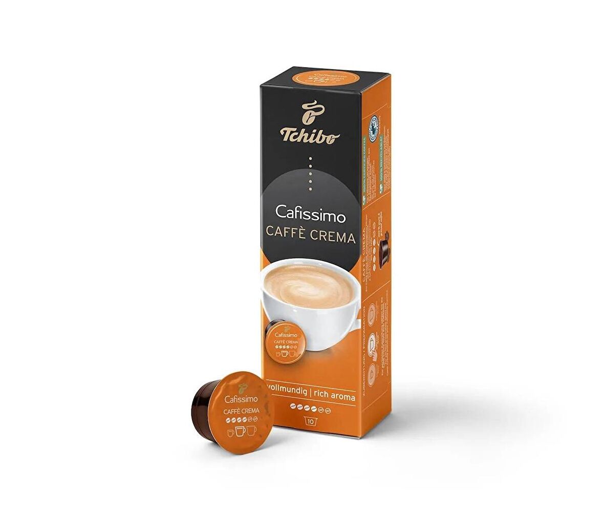 Tchibo Cafissimo Caffe Crema Rich Aroma Kapsül Kahve x 4 Adet