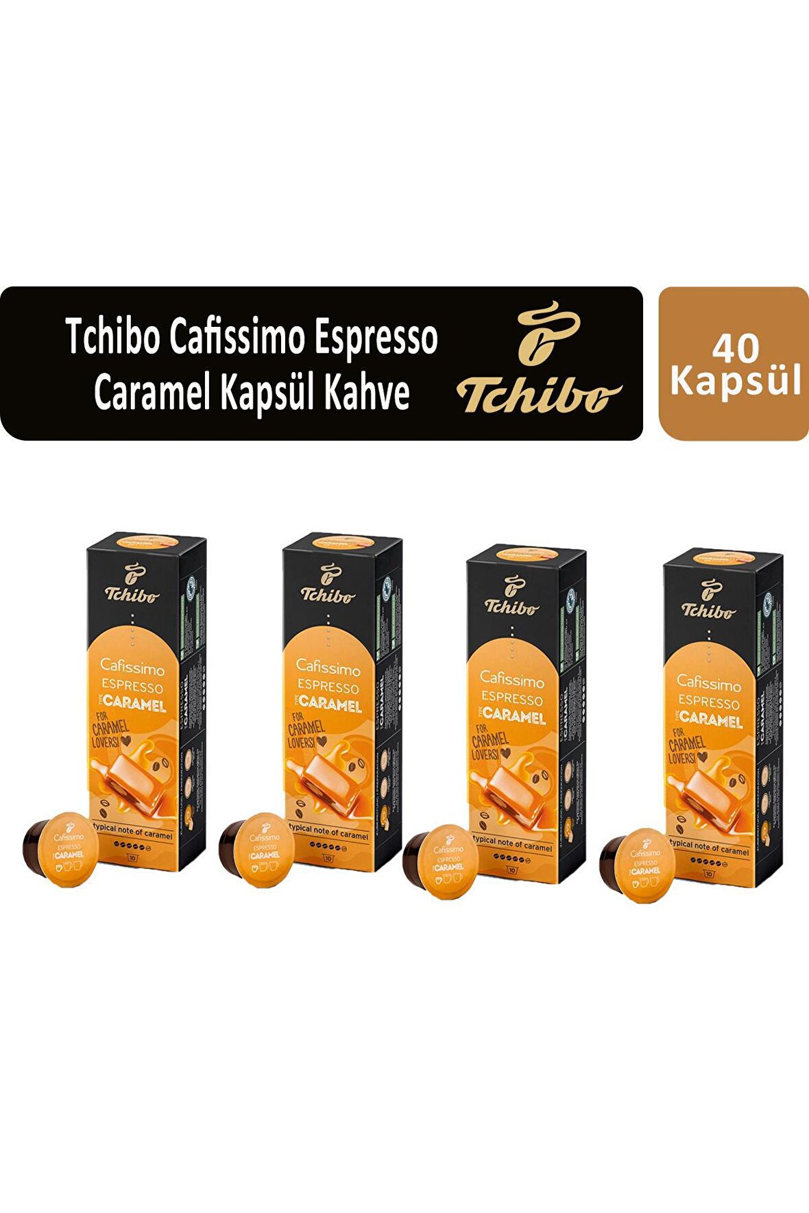 Tchibo Cafissimo Espresso Caramel Kapsül Kahve x 4 Adet