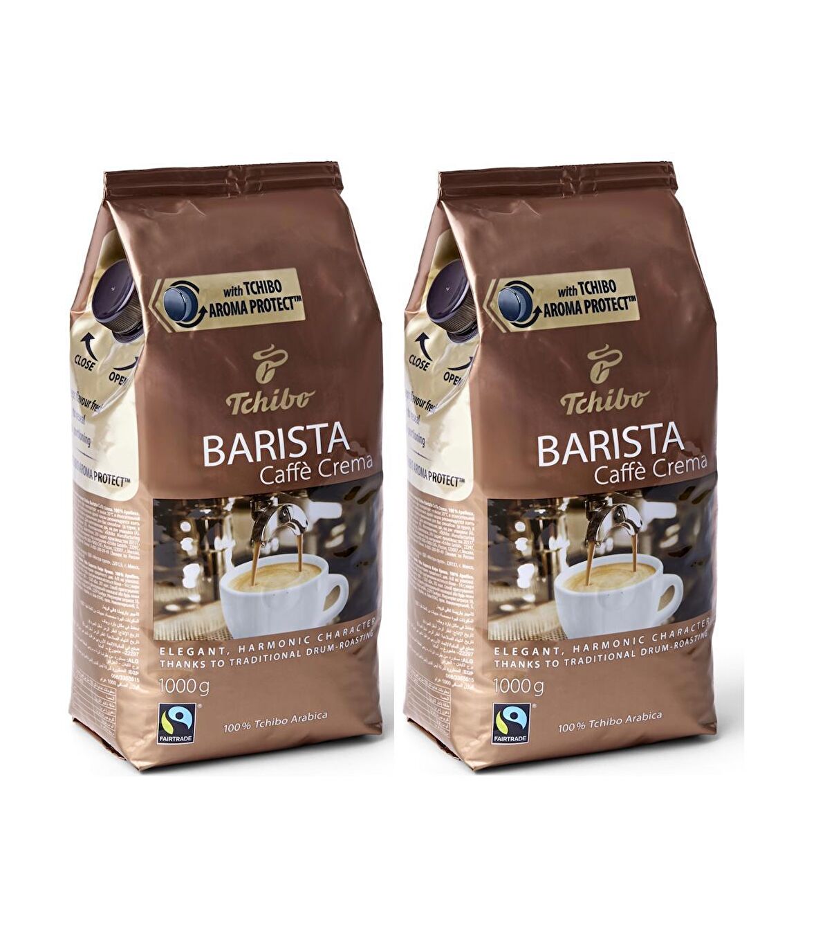 Tchibo Barista Caffe Crema Çekirdek Kahve 2 Adet 1kg