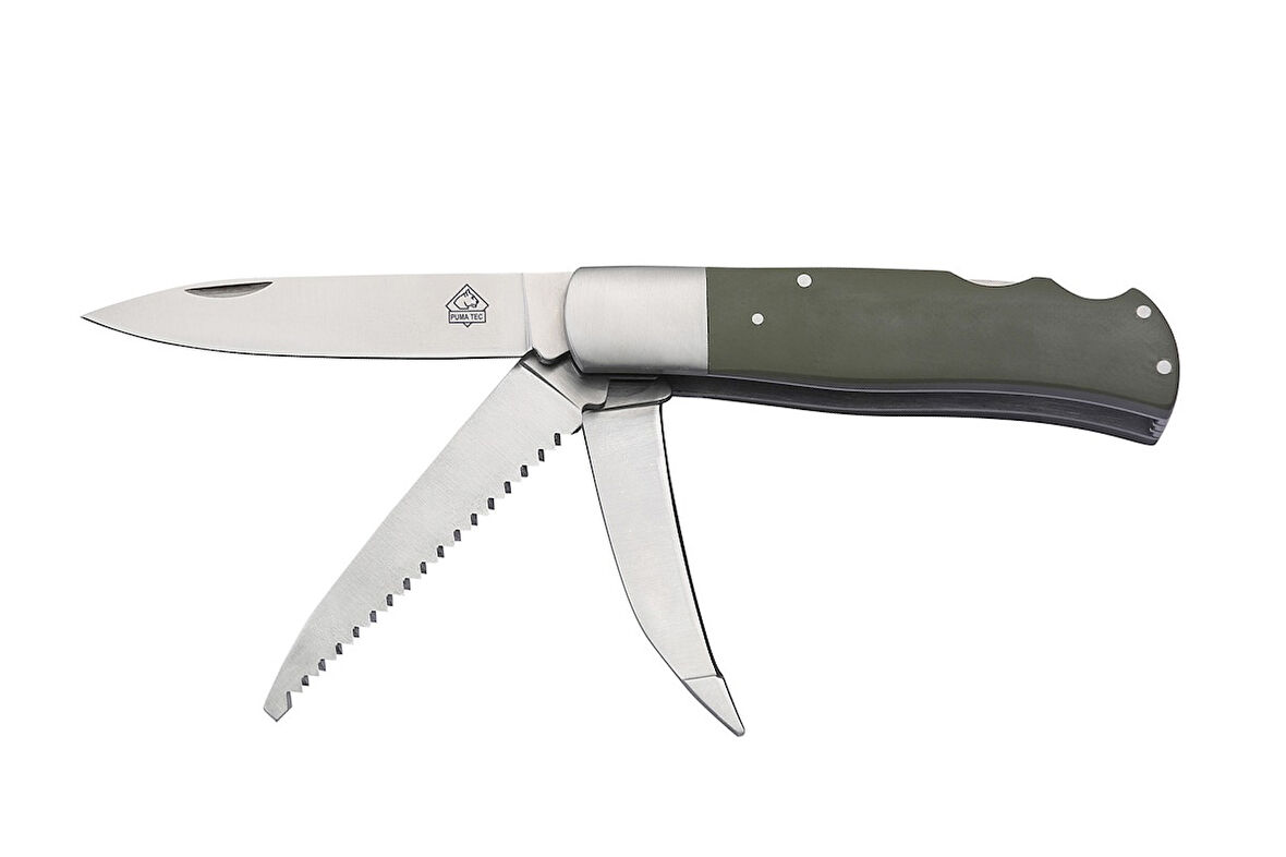 PUMA TEC Hunting Folder G10 Green Çakı