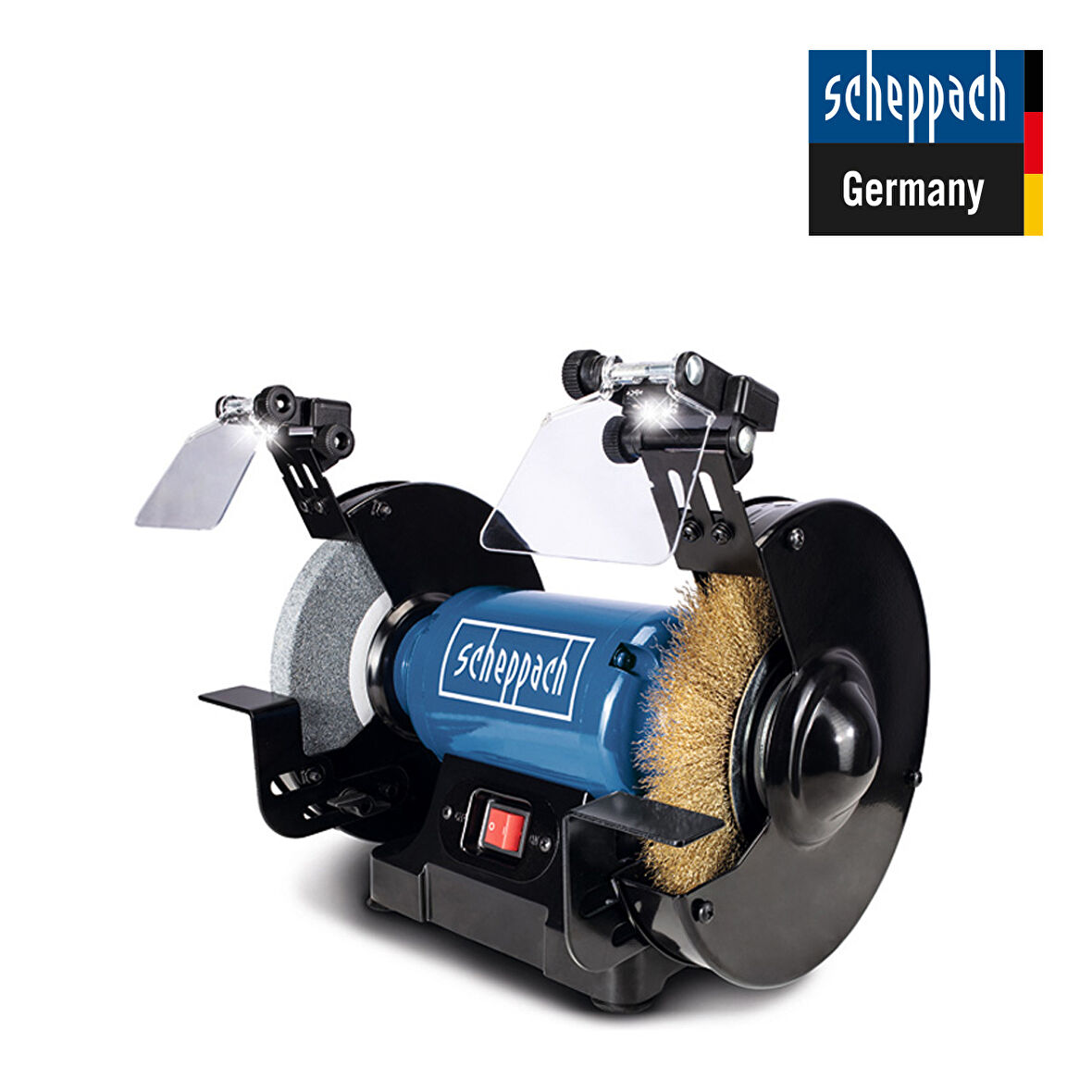 Scheppach SM200LB Tel Fırçalı Taşlama Motoru - 5903109901