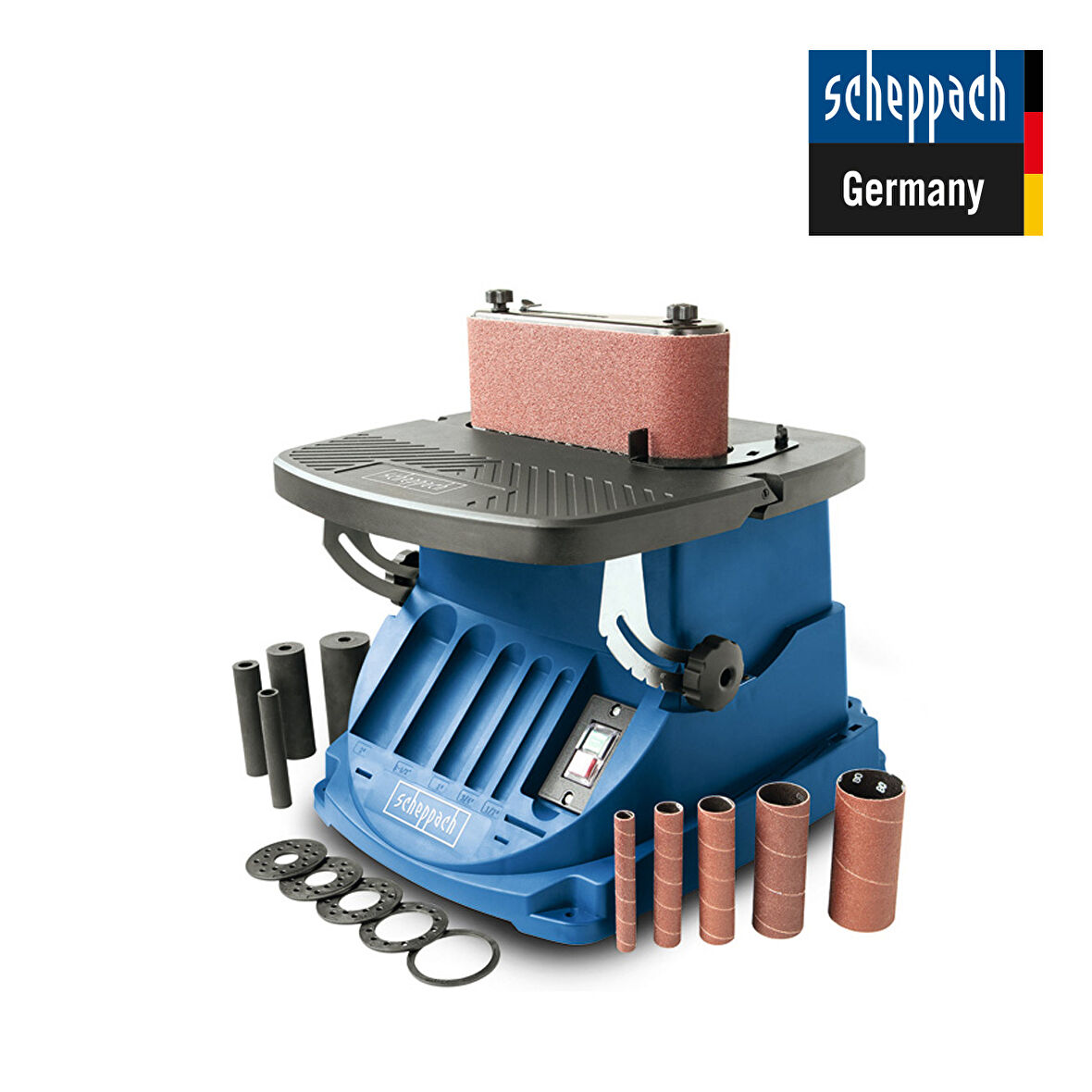 Scheppach OSM600 Salınımlı Titreşimli Bant Zımpara Makinası - 5903409901