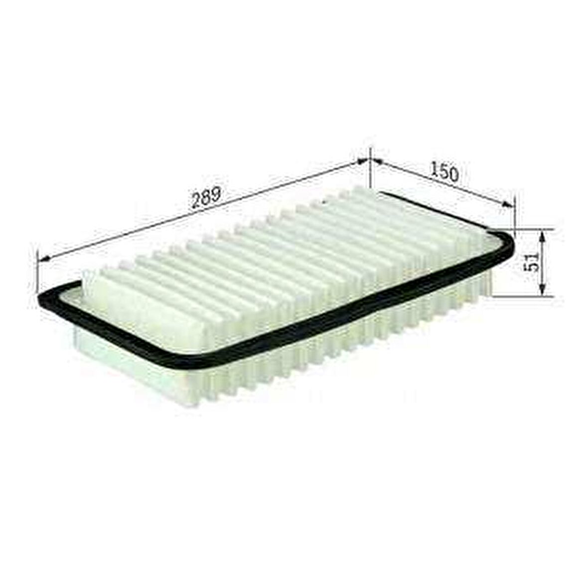 HAVA FILTRESI TOYOTA COROLLA VVTI 2001 2007 AVENSIS 2001 2009 - BOSCH F026400017