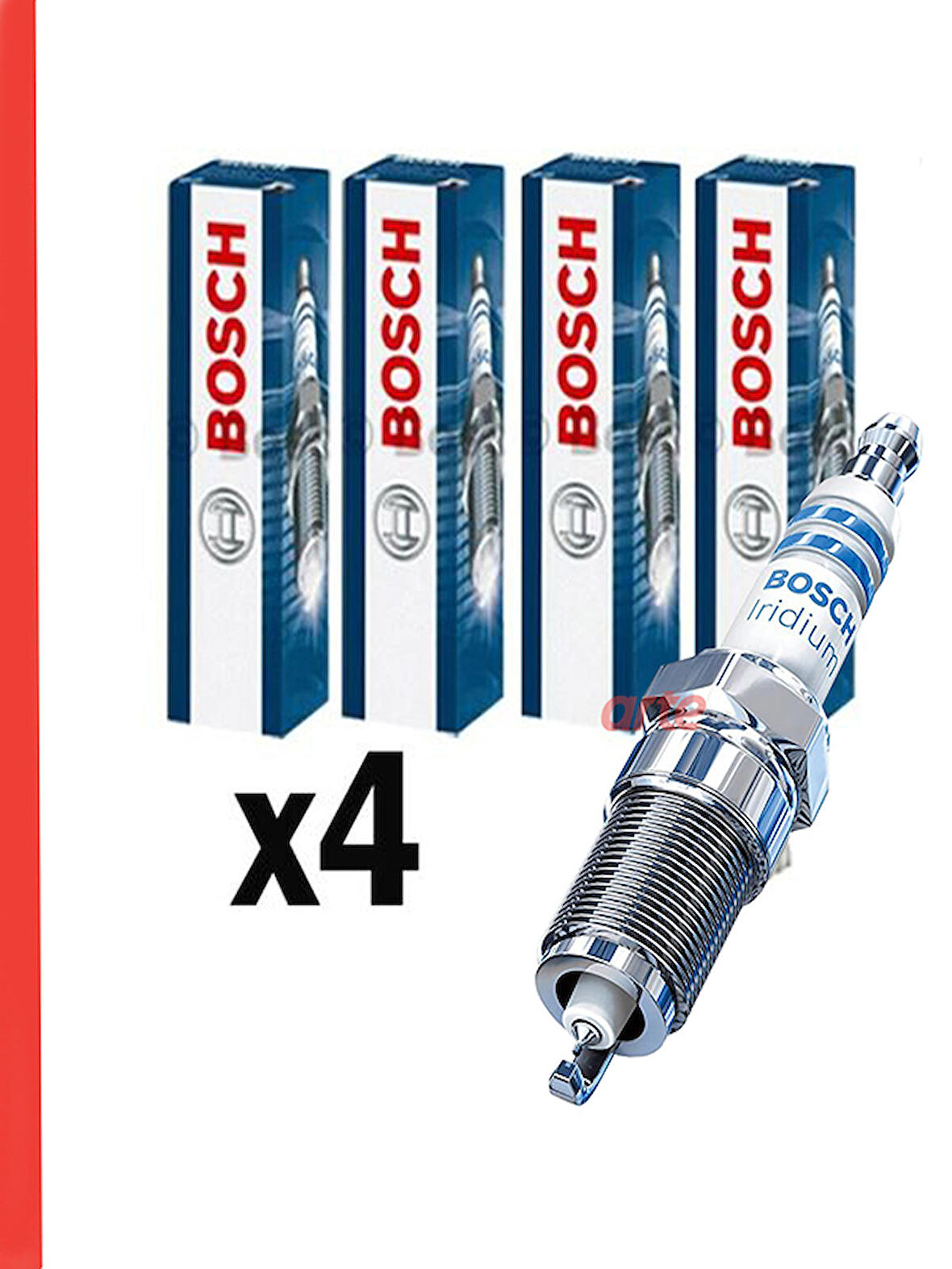 Bosch LPG Çift İridyum Buji Takımı Volvo S40 1.6 LPG