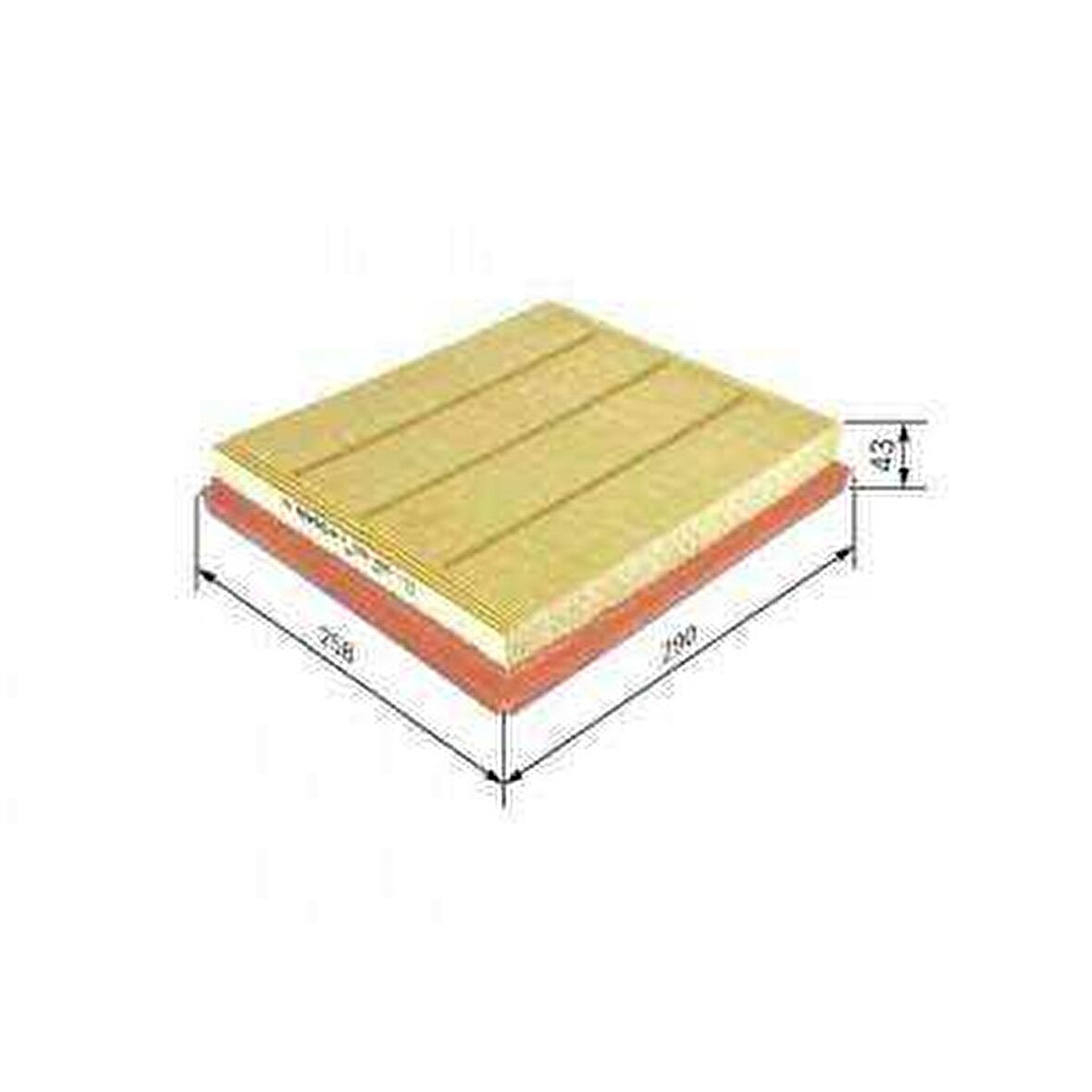 HAVA FILTRESI INSIGNIA A16XER A18XER B18XER - BOSCH F026400111