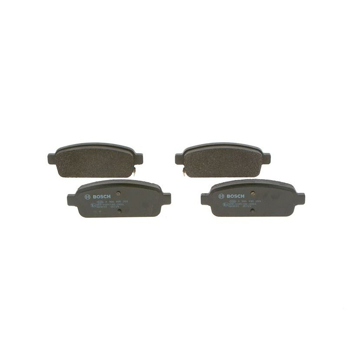 BALATA FREN ARKA-(CHEVROLET  CRUZE 09/12/OPEL ASTRA J  09/13/ MOKKA 12/13 ) (15-16 JANT)